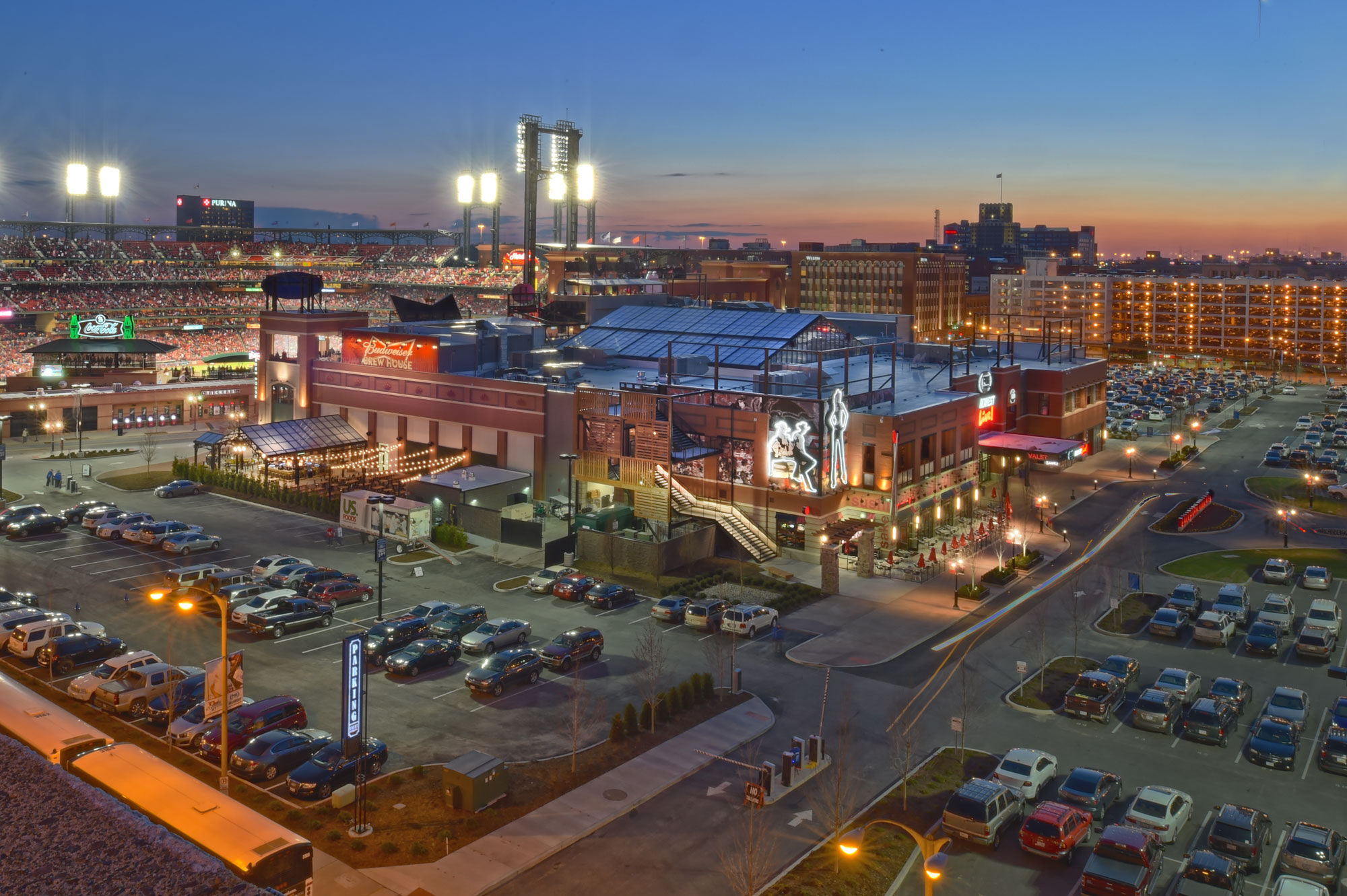 St.Louis Ballpark Village; Bally Sports Live!