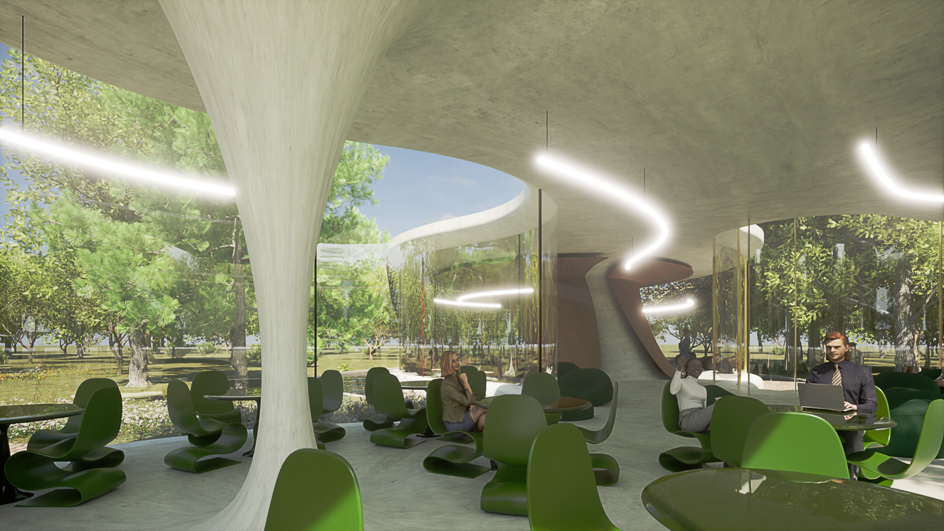 Table Area of th Cultural Café