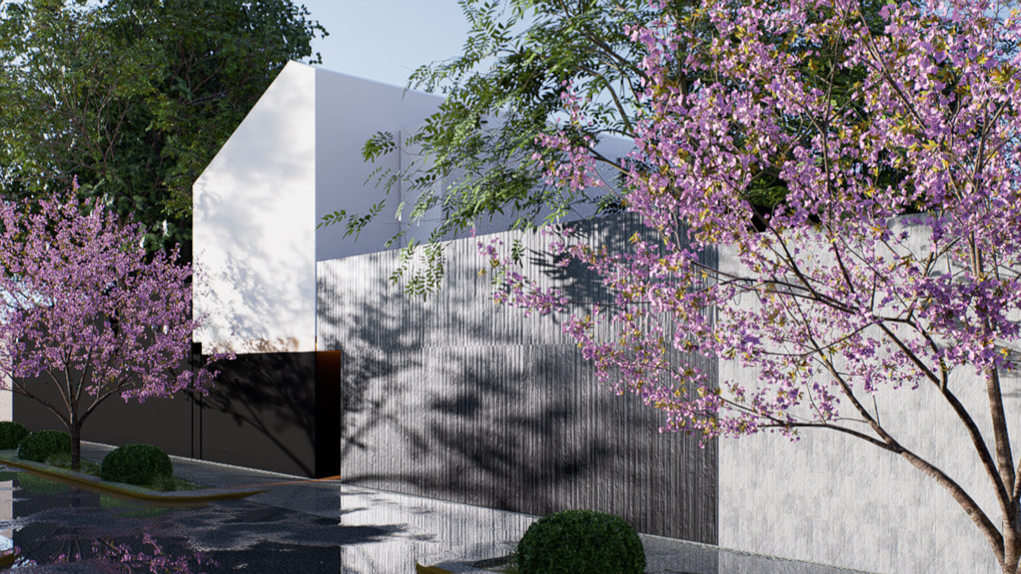 Exterior facade view
