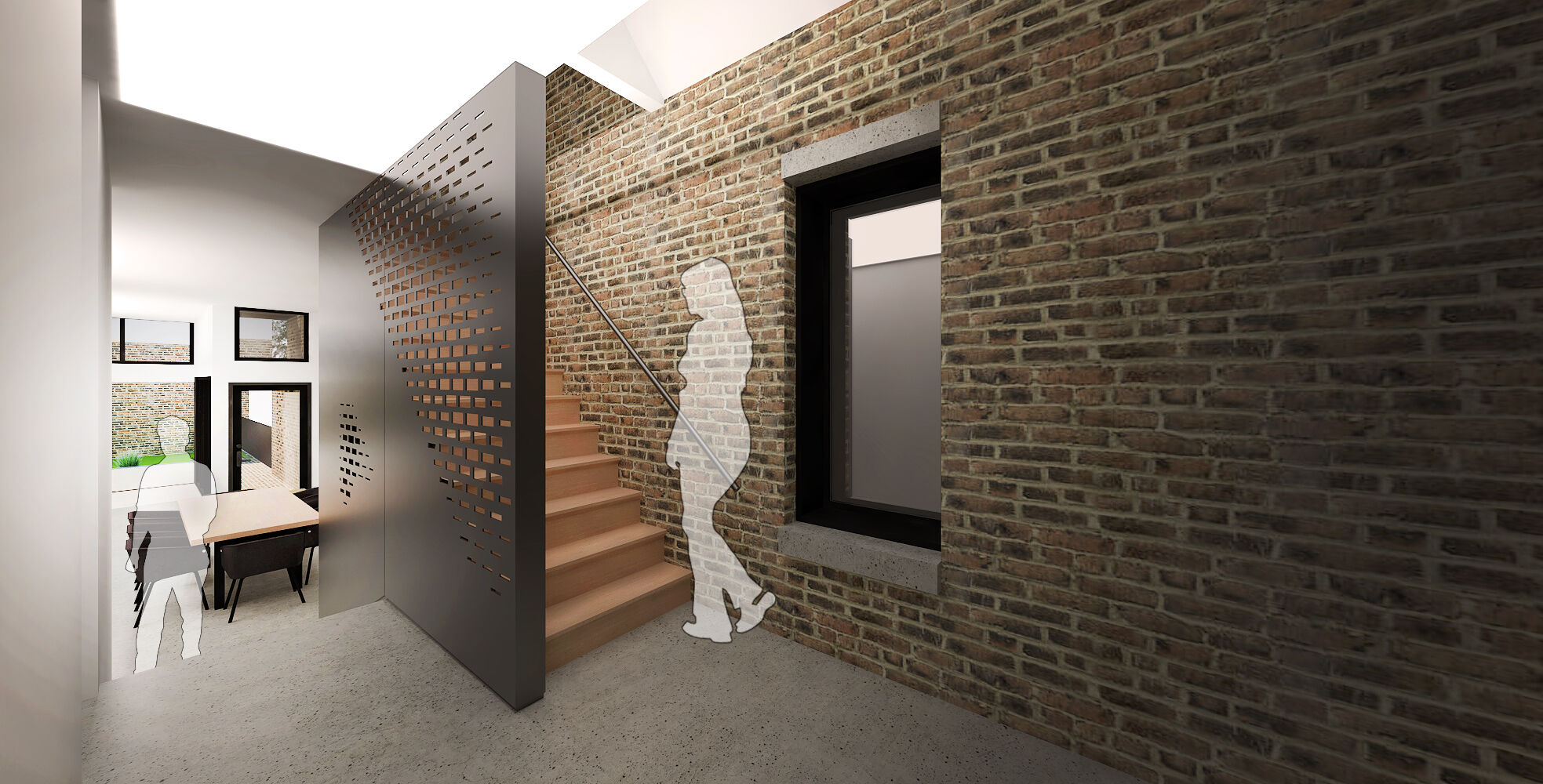 Richmond House Rendering | Interior Stairs