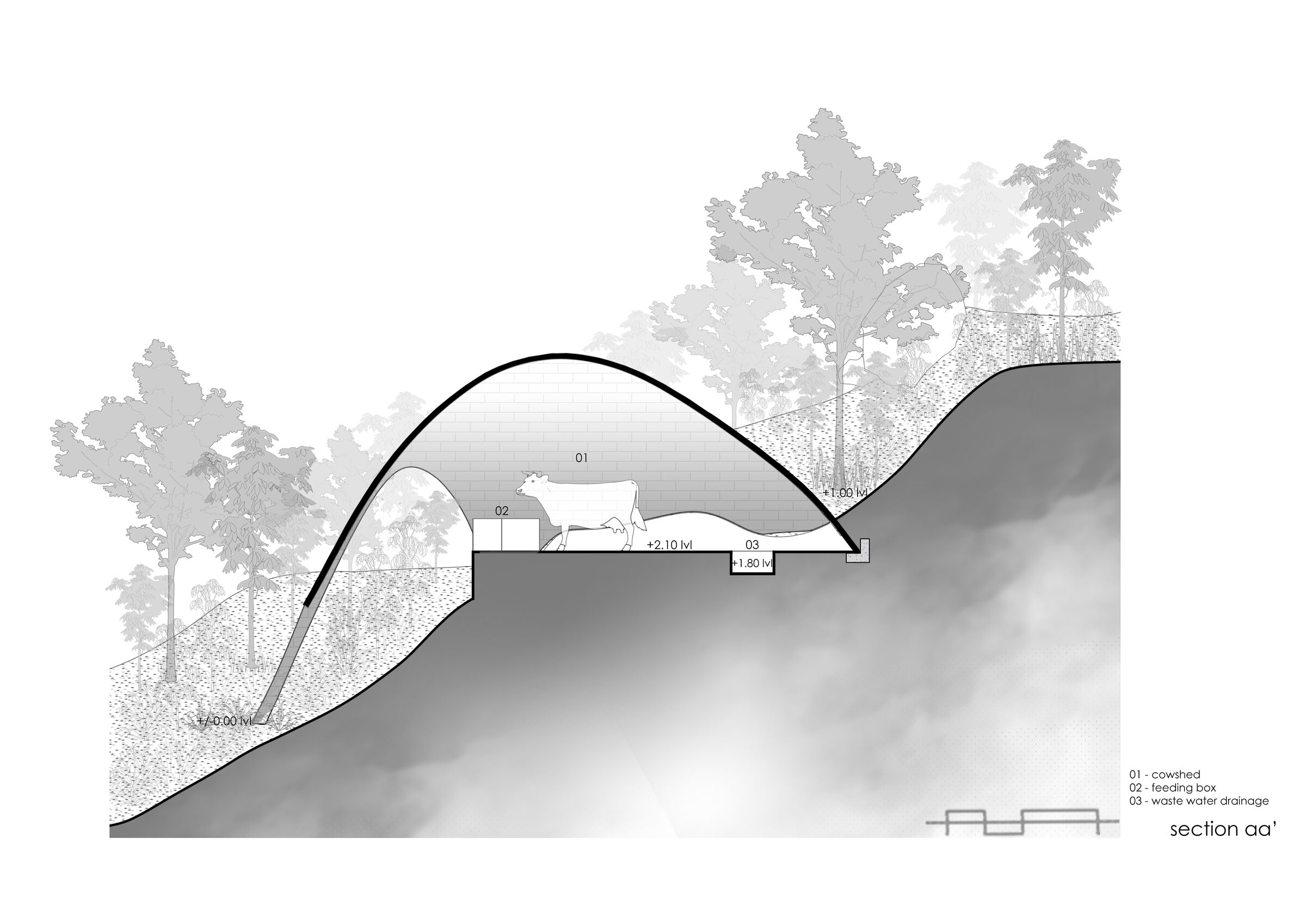 Section aa'