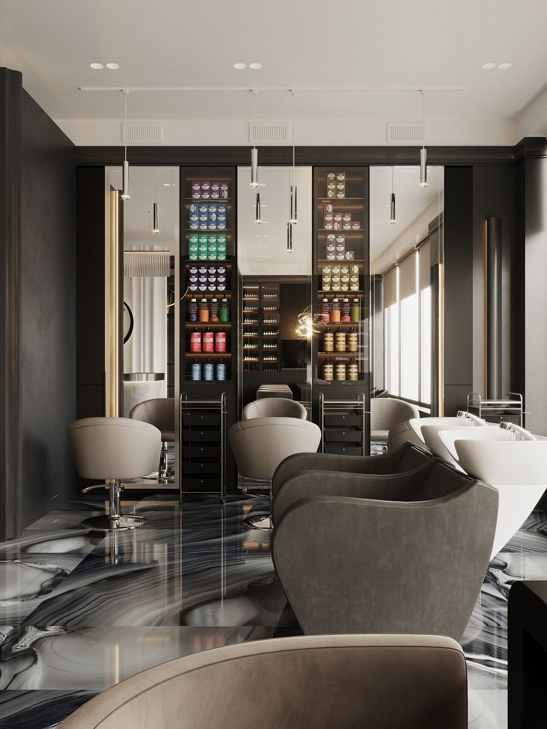 Hairdresser's zone