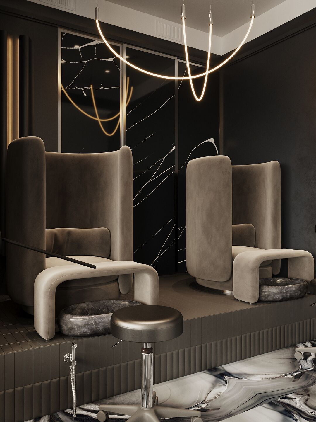 Pedicure zone