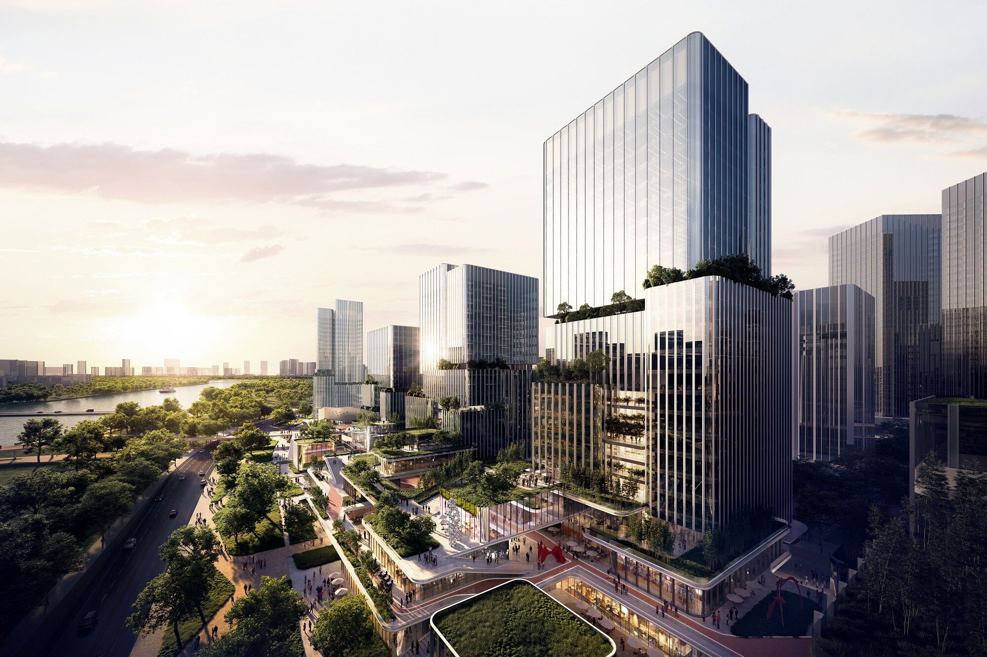 A commercial hub for the city