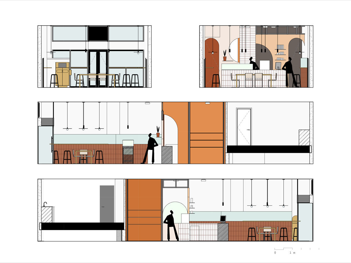 JULIANA KIND FOOD internal elevations