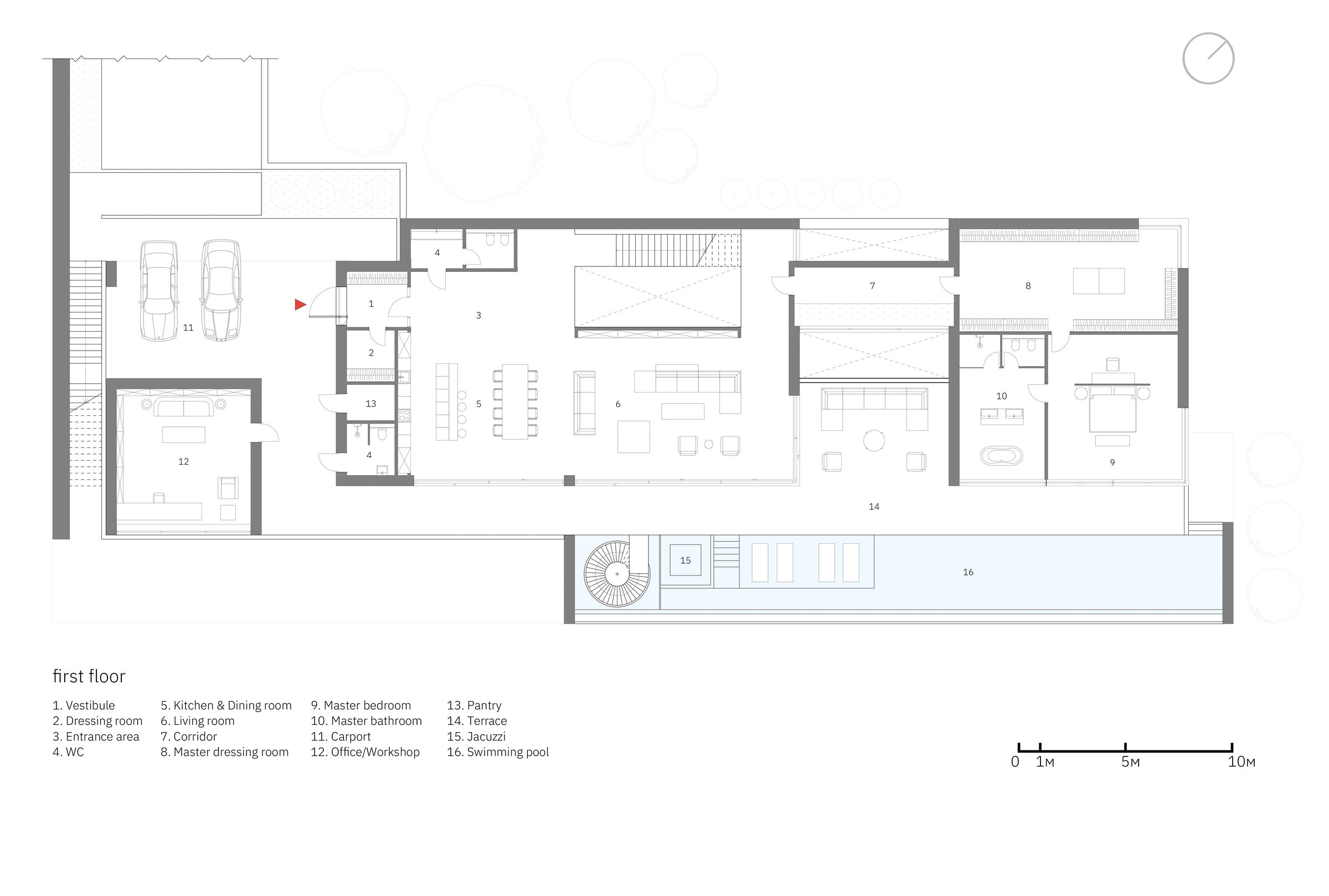 Second floor plan