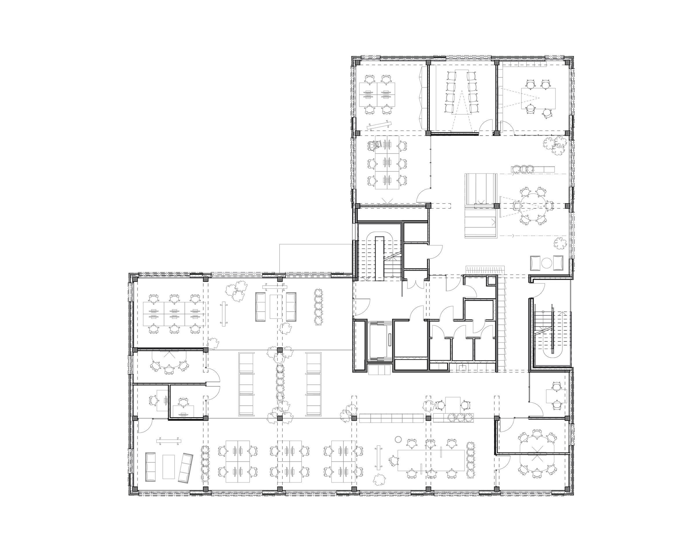 2 & 3 floor plan