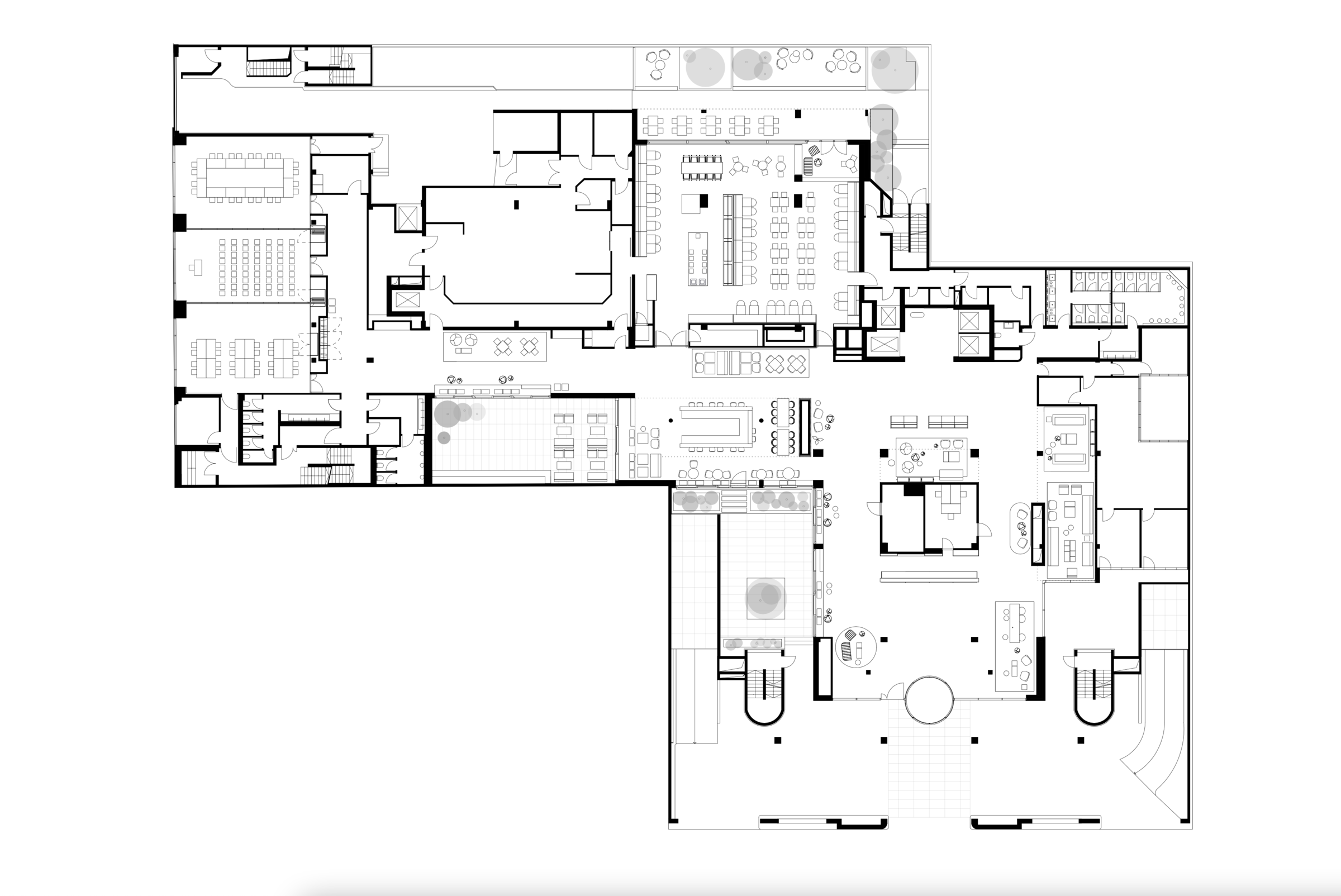 Floor plan lobby Mercure Hotel Wiesbaden