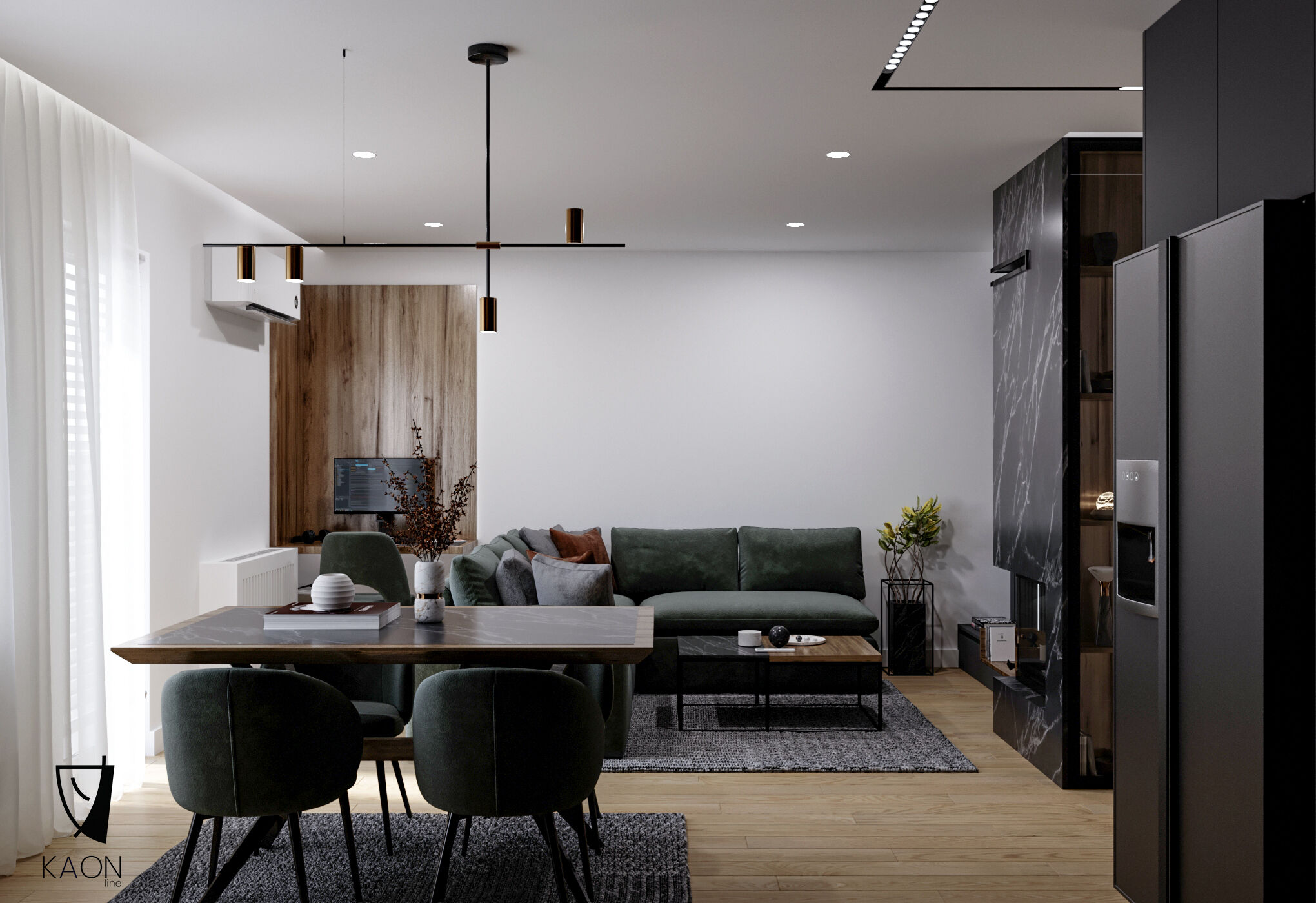IT apartment Design: KAON line Client: Fation Azemi Location: Pristina, Kosovo