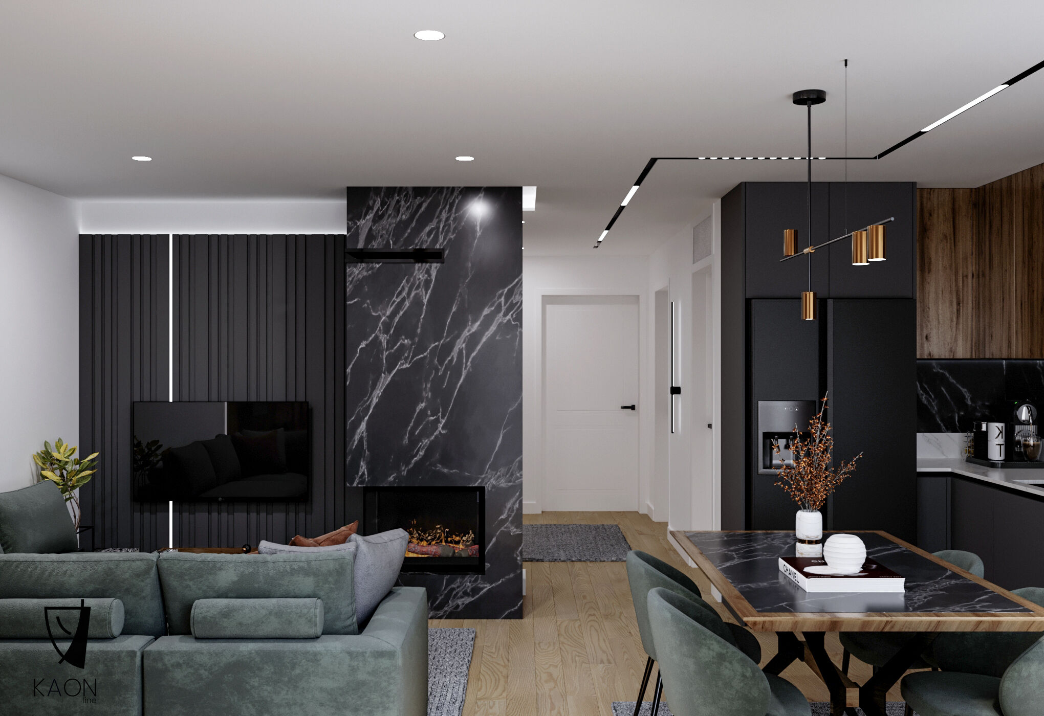 IT apartment Design: KAON line Client: Fation Azemi Location: Pristina, Kosovo