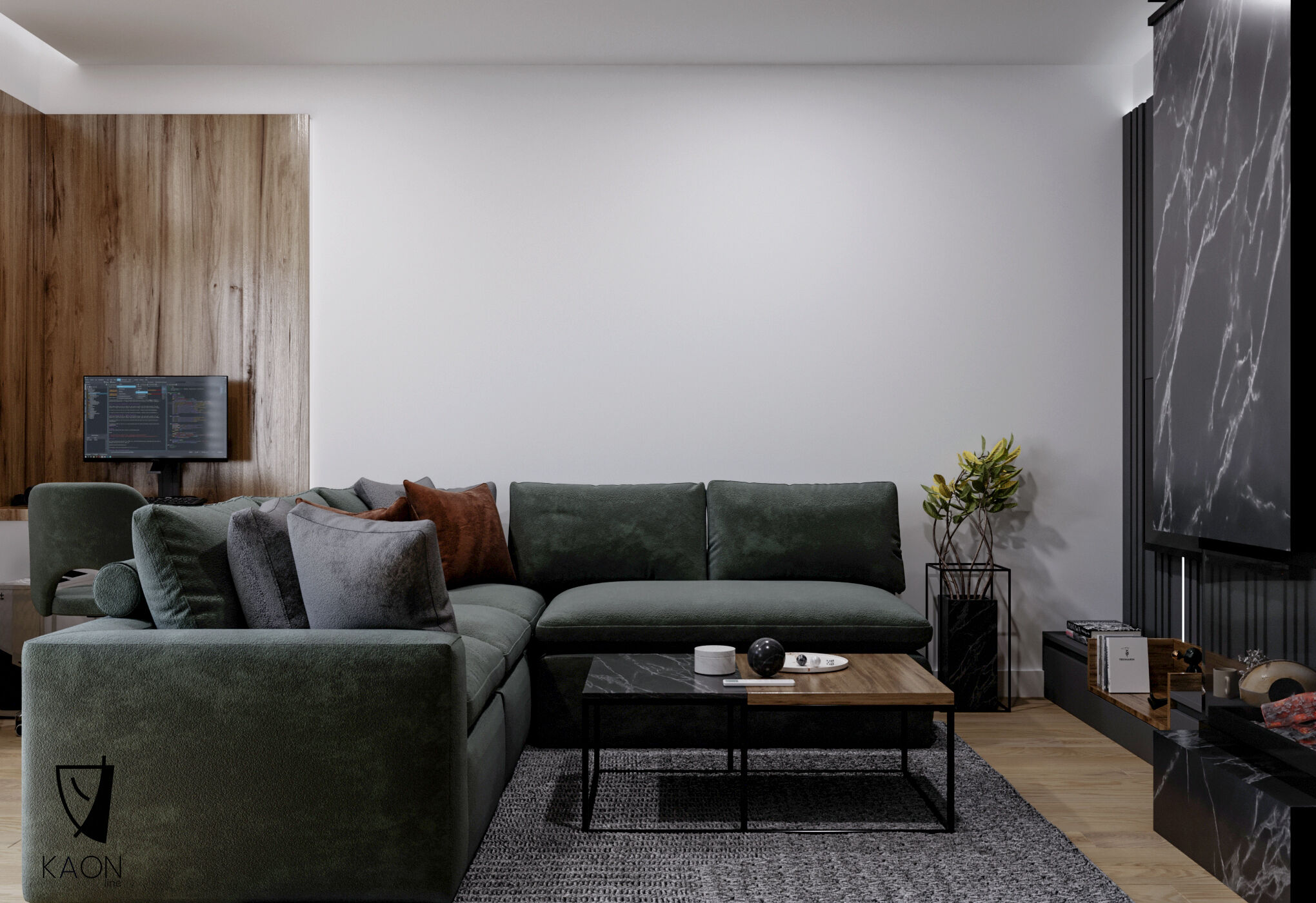 IT apartment Design: KAON line Client: Fation Azemi Location: Pristina, Kosovo