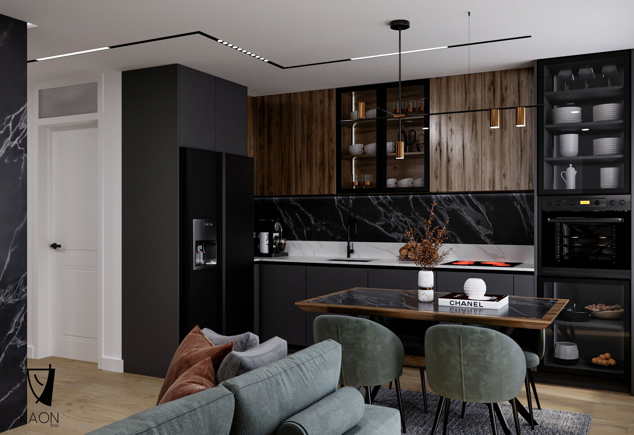 IT apartment Design: KAON line Client: Fation Azemi Location: Pristina, Kosovo