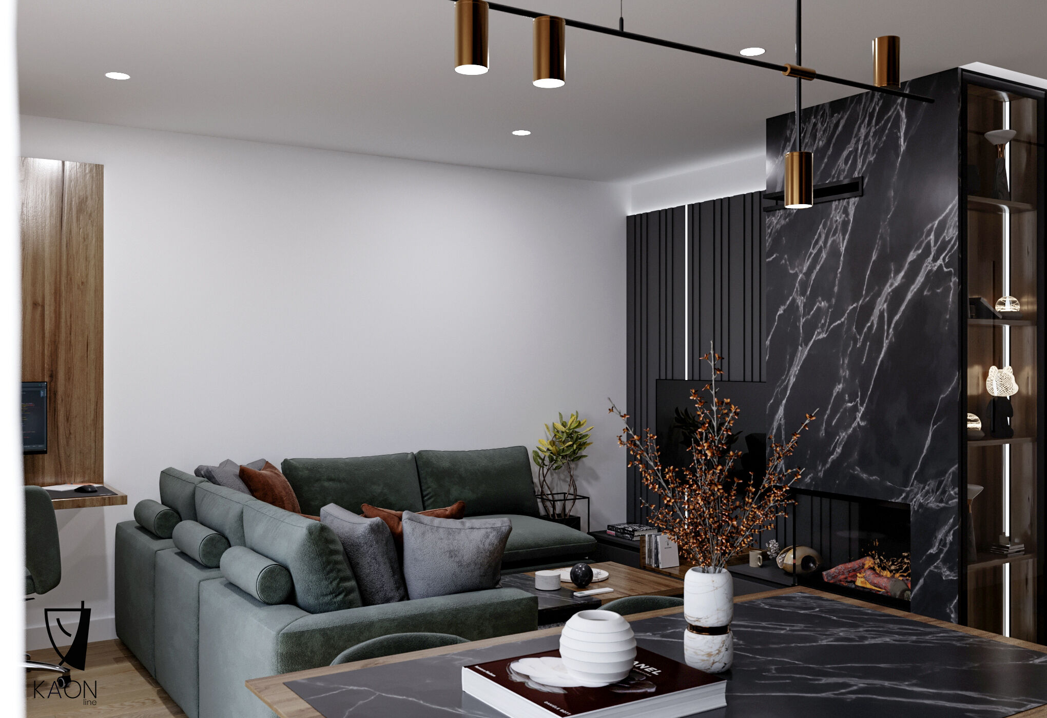 IT apartment Design: KAON line Client: Fation Azemi Location: Pristina, Kosovo