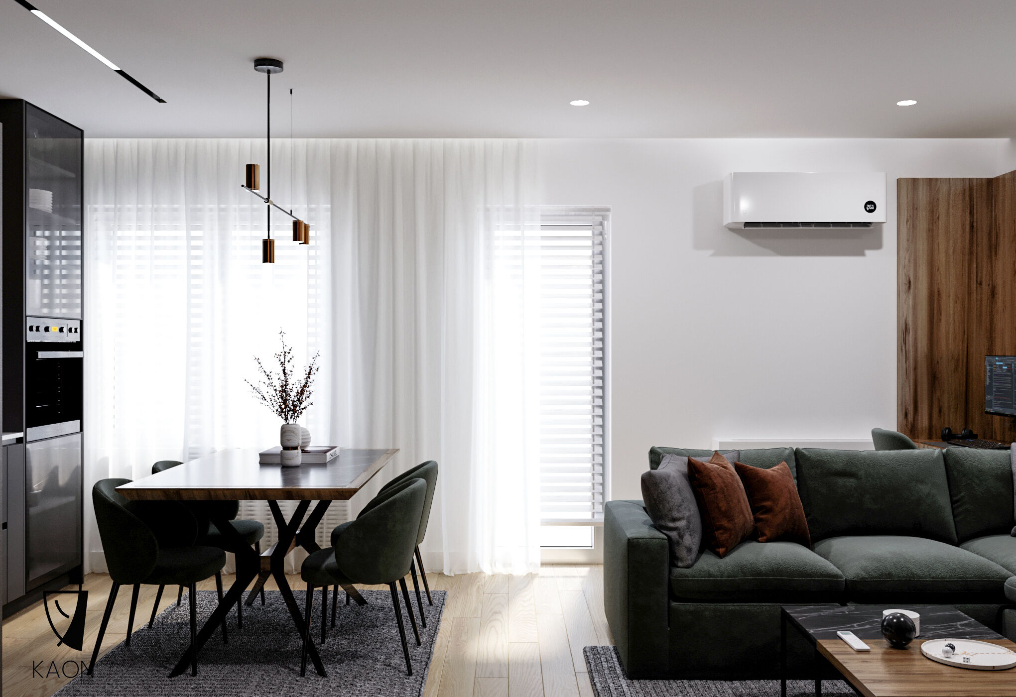 IT apartment Design: KAON line Client: Fation Azemi Location: Pristina, Kosovo