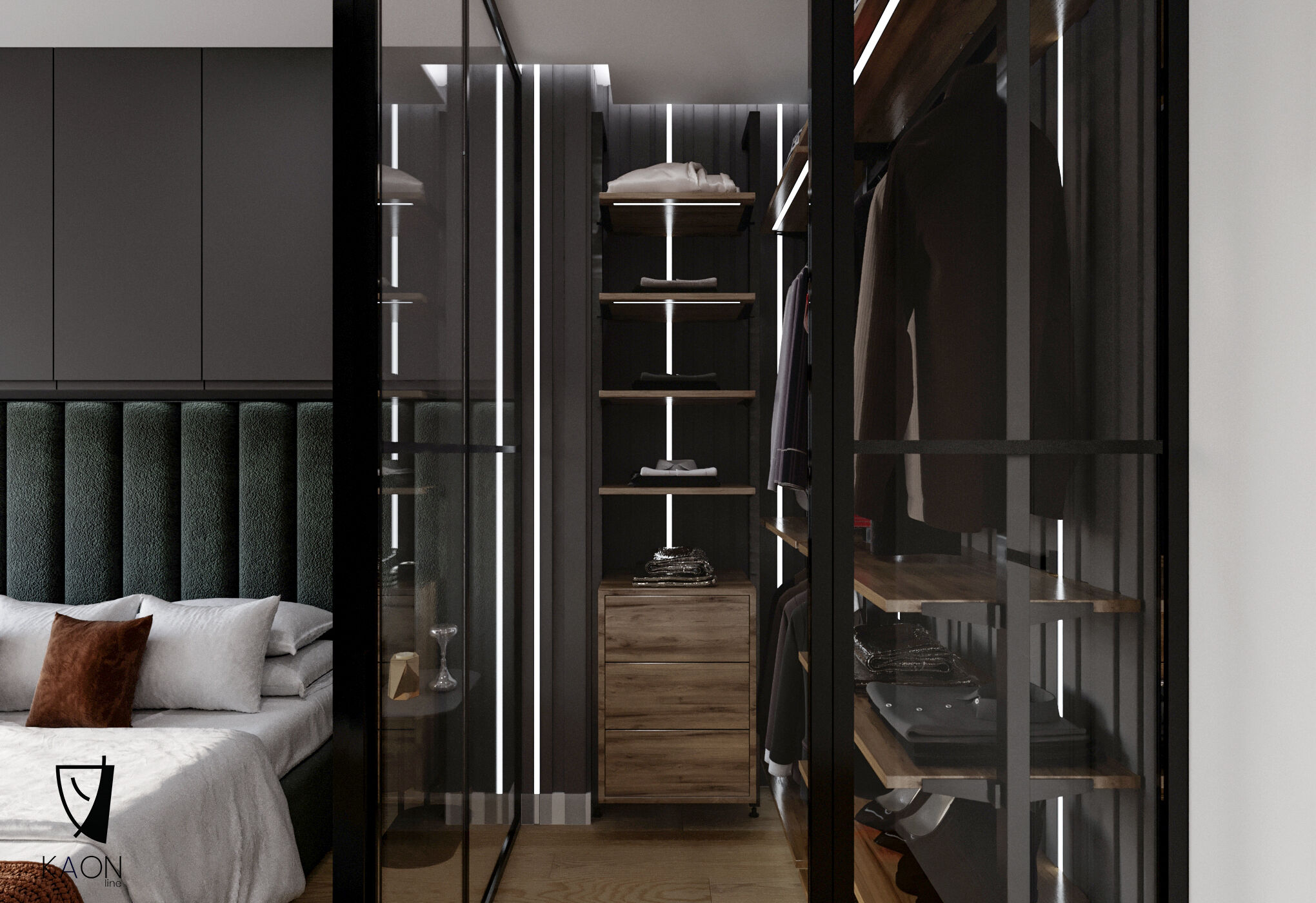 IT apartment Design: KAON line Client: Fation Azemi Location: Pristina, Kosovo