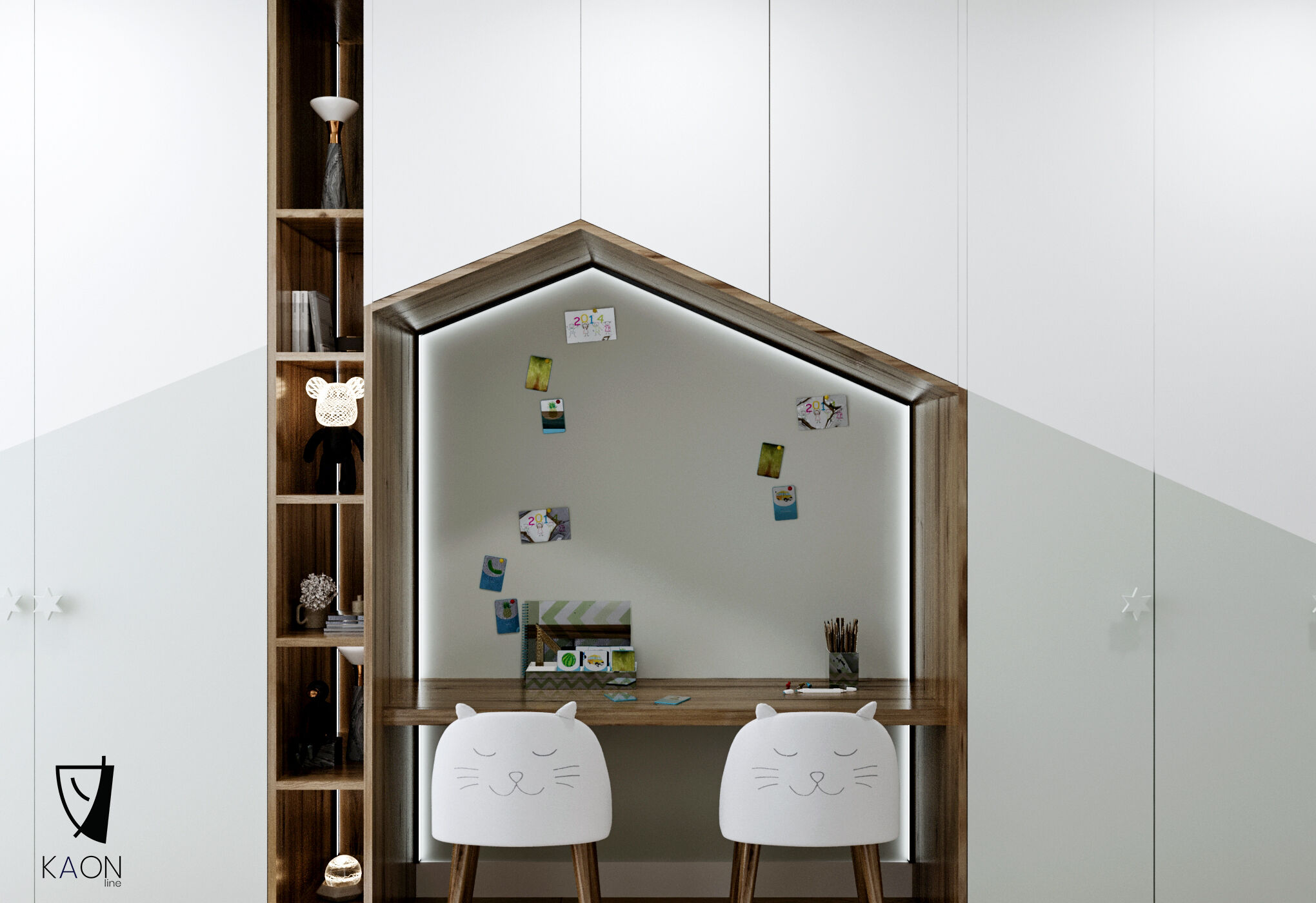 IT apartment Design: KAON line Client: Fation Azemi Location: Pristina, Kosovo