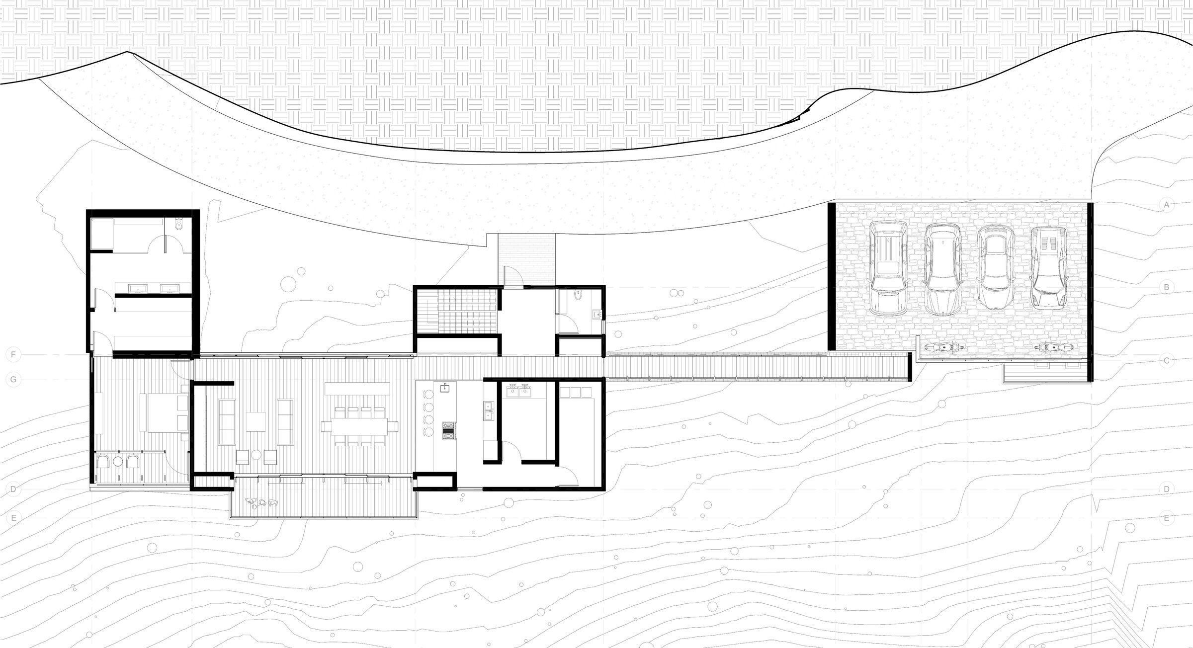 Public Level Access and Garage