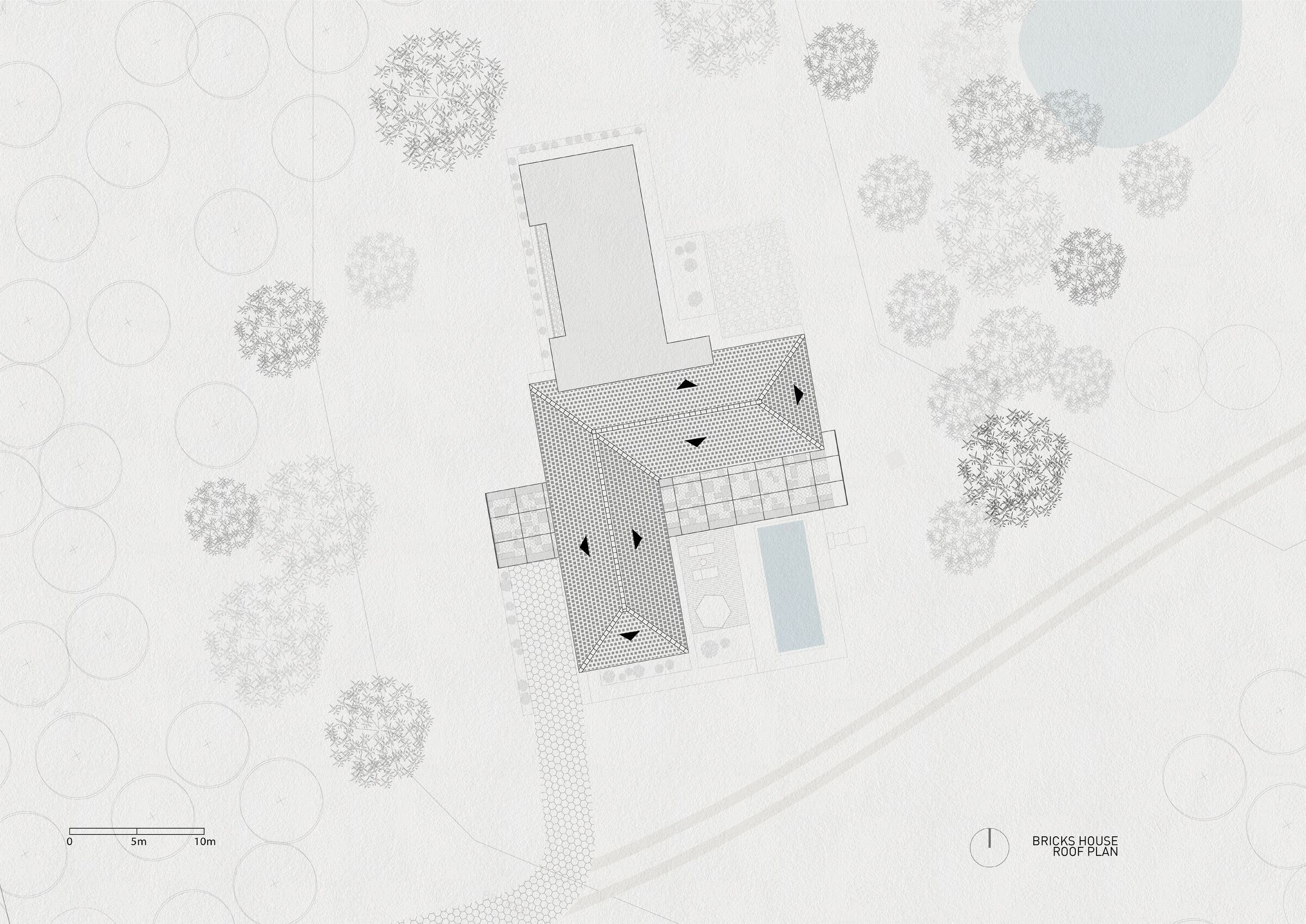 Bricks House Roof Plan
