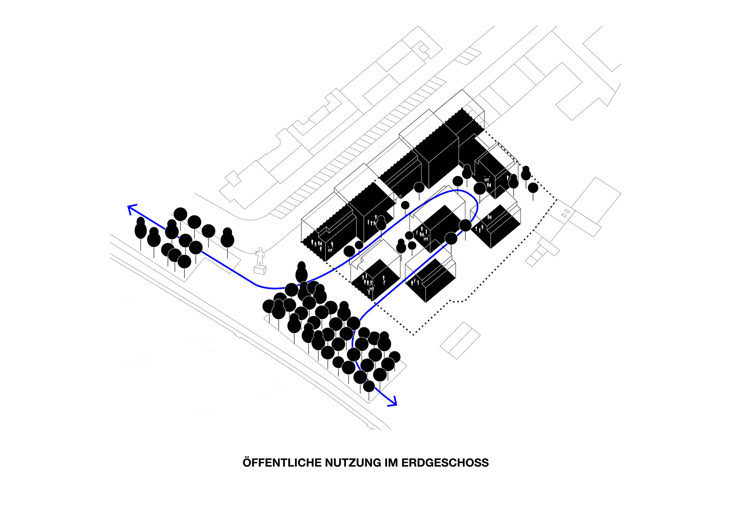 Public use on the groundfloor