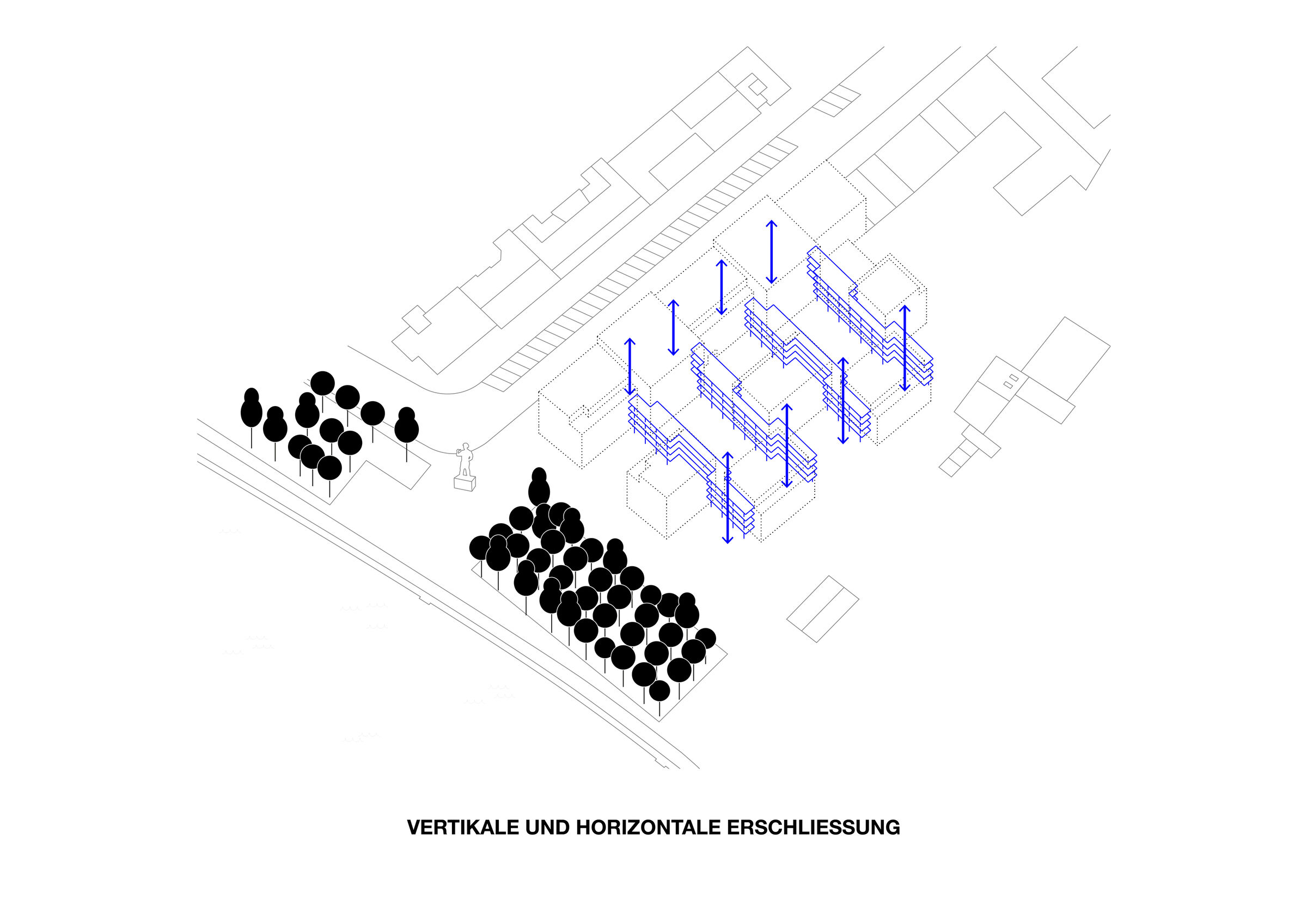 Vertical and horizontal access