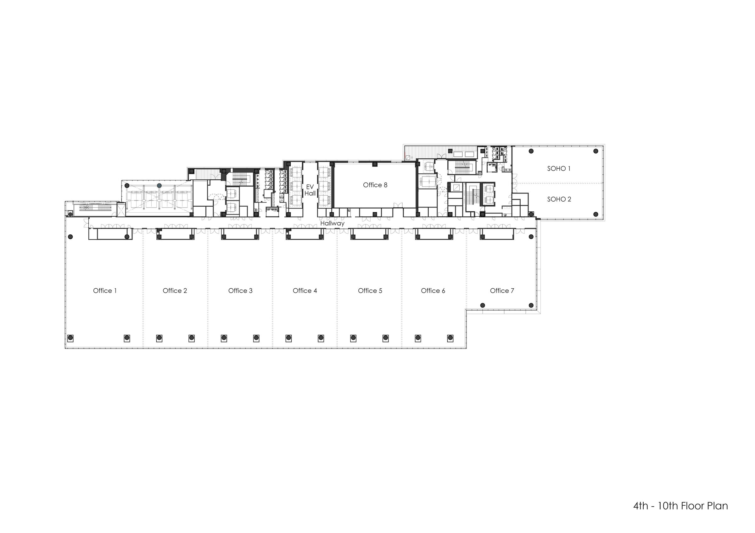 4th-10th Floor Plan