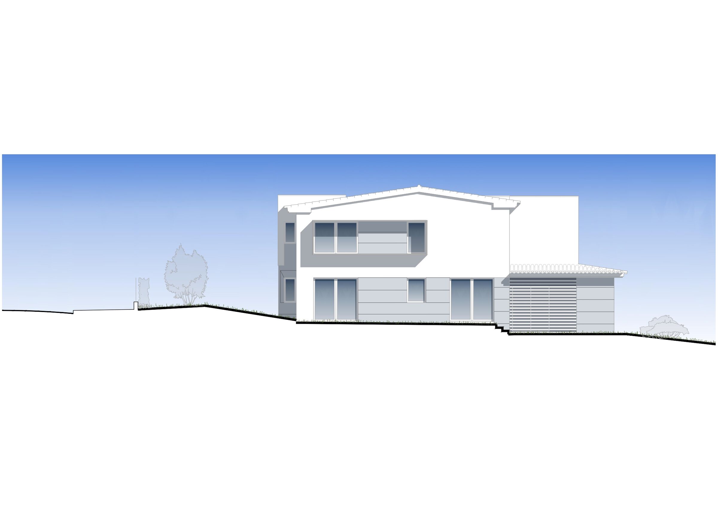 East elevation -Garden side