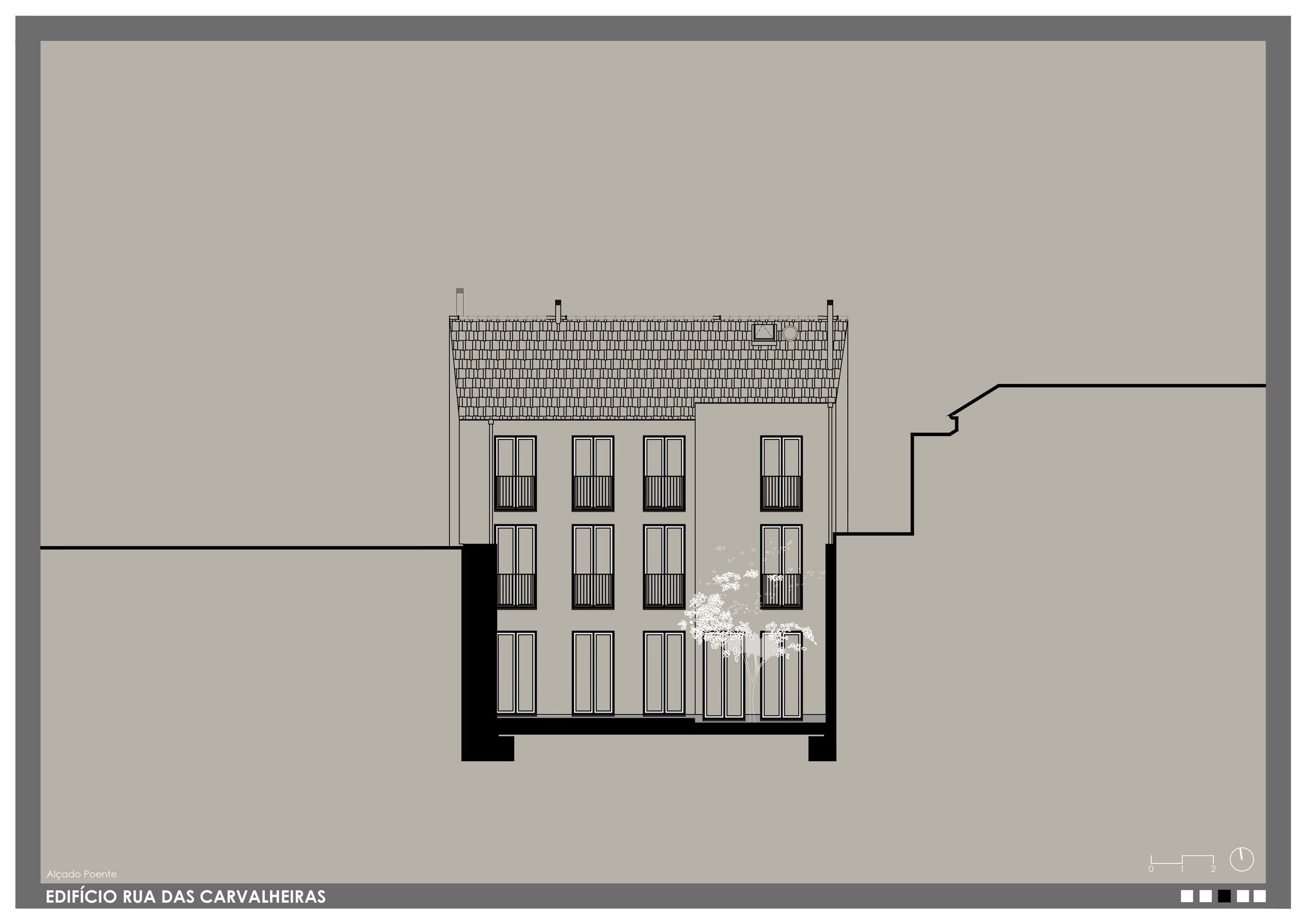 Alçado Poente (Elevation)