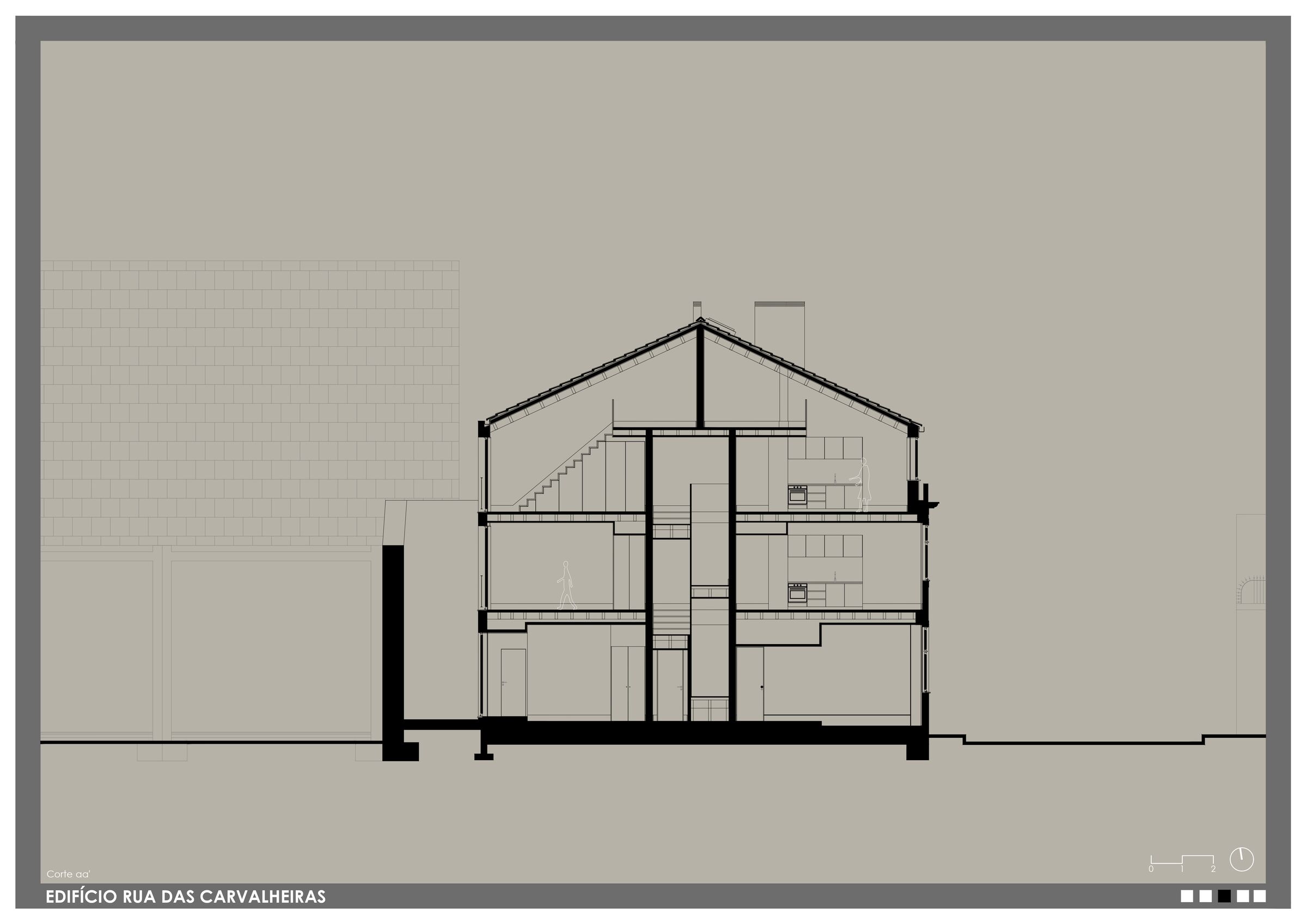 Corte AA' (Section)