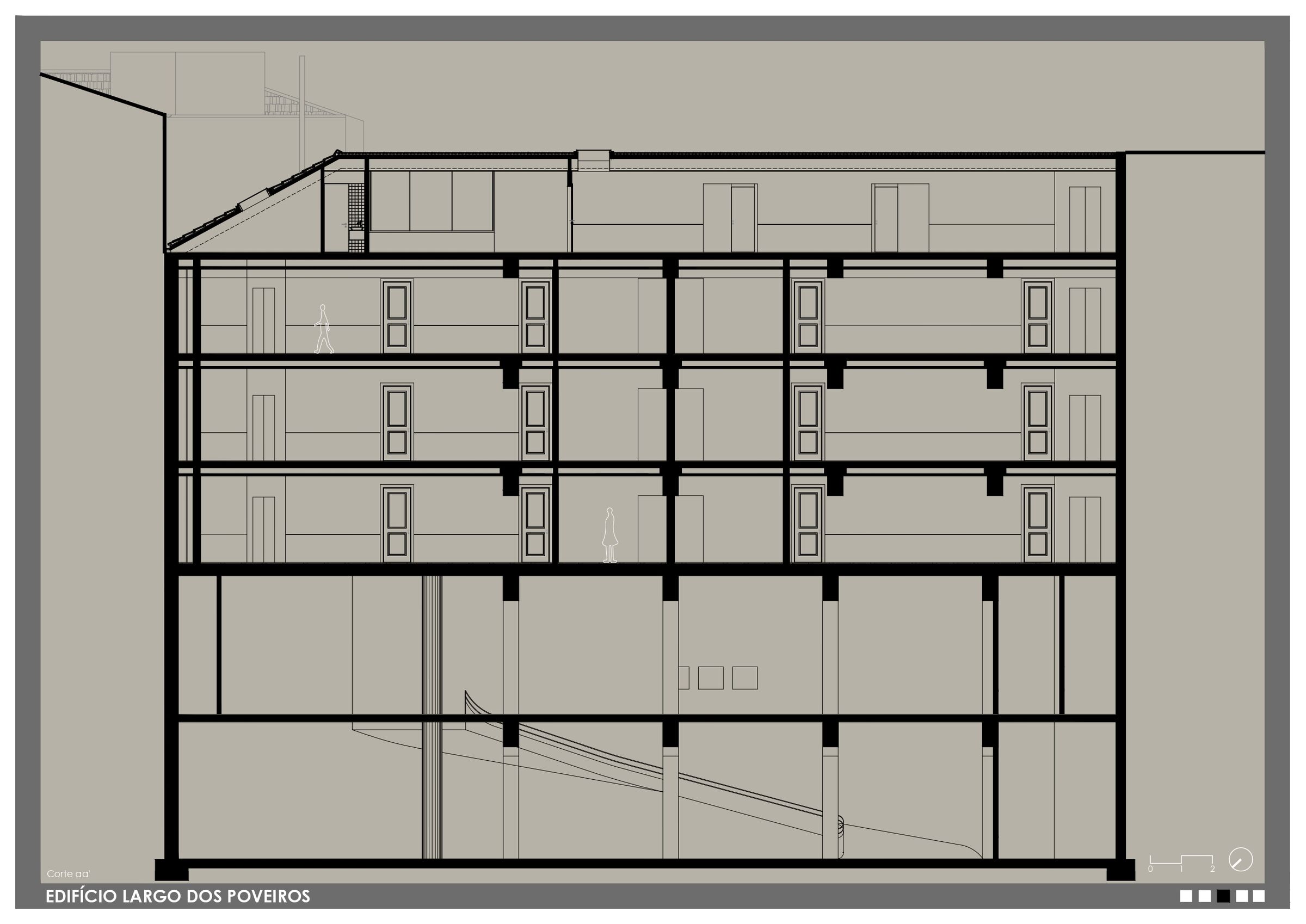 Corte AA' (Section)