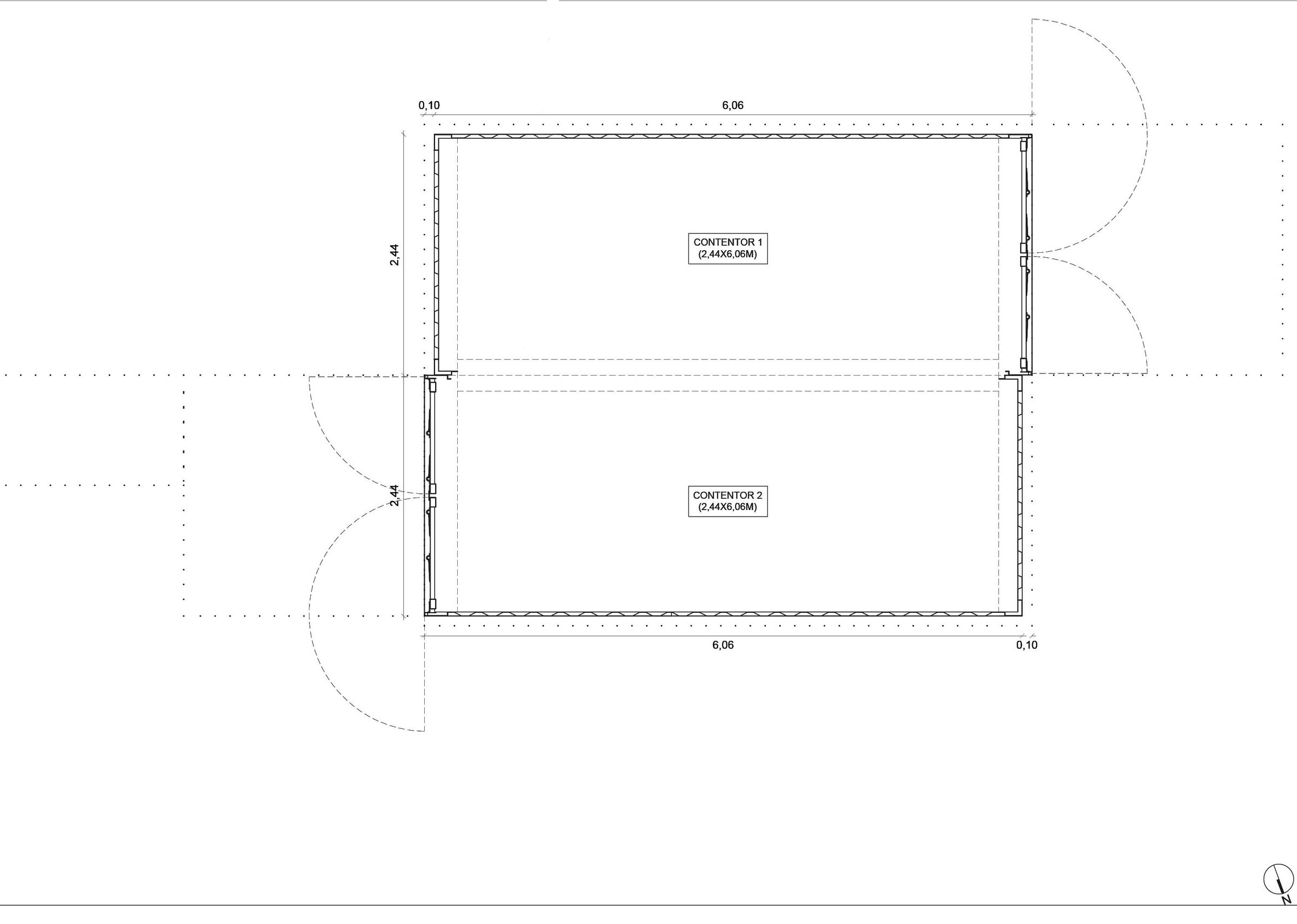 Containers disposition