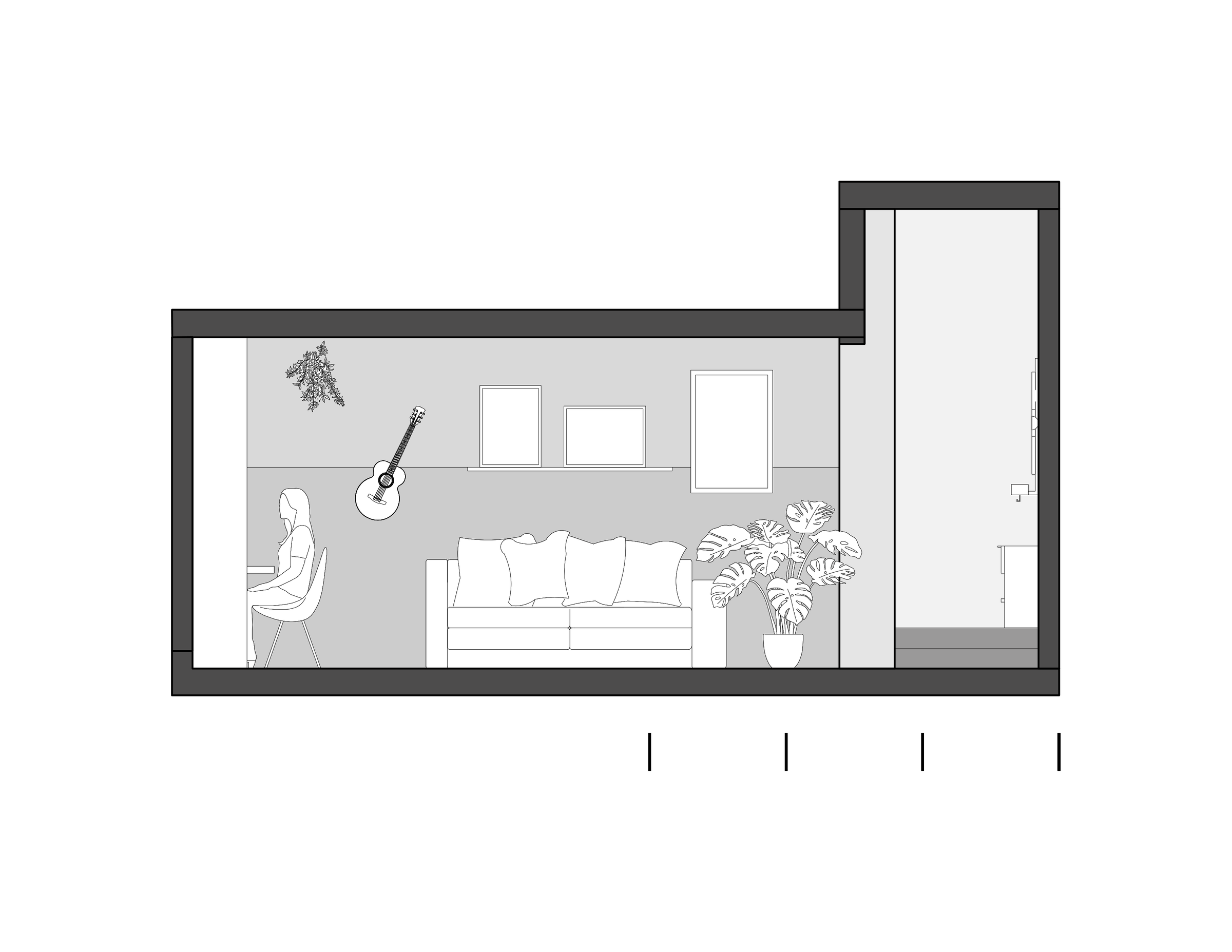Living Area section 3