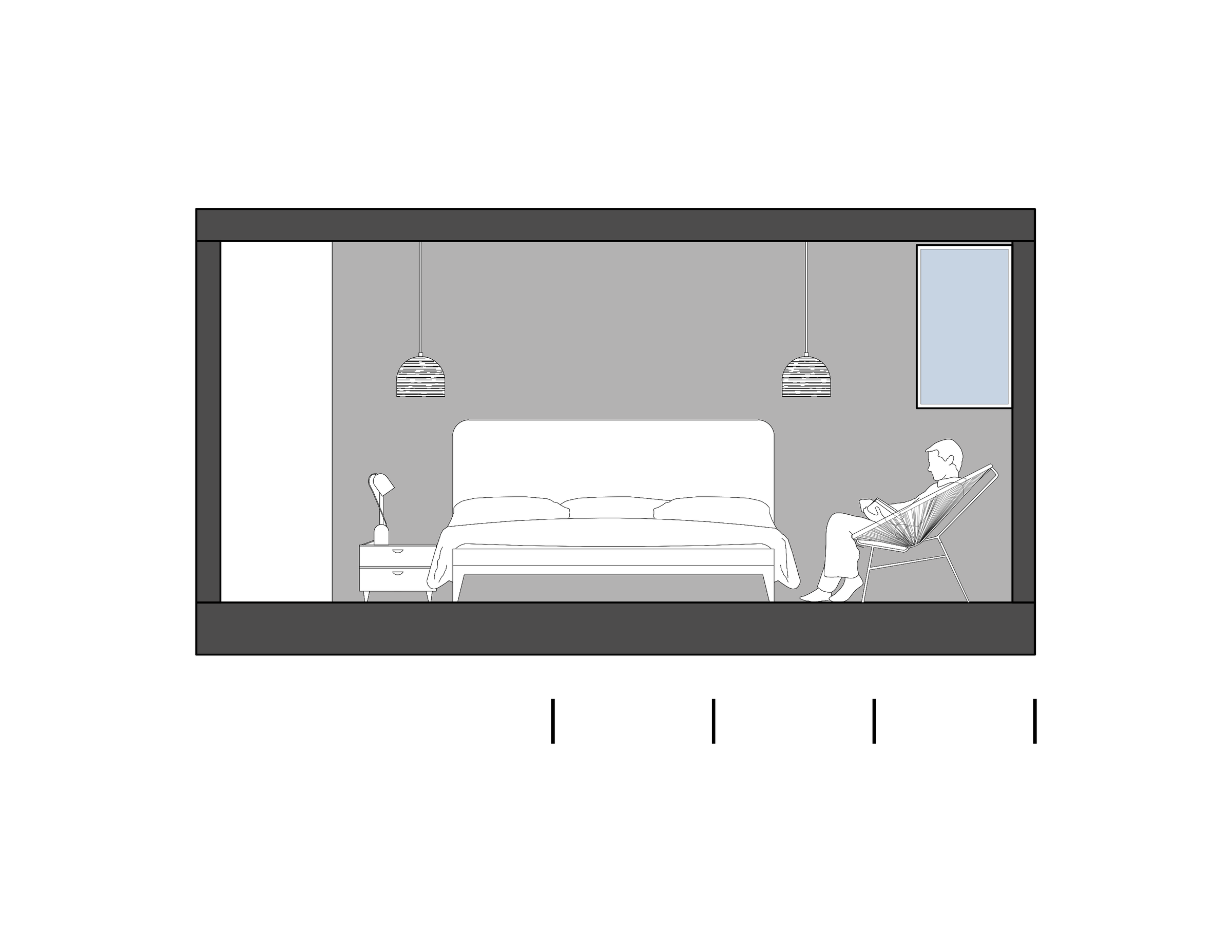 Main Bedroom section