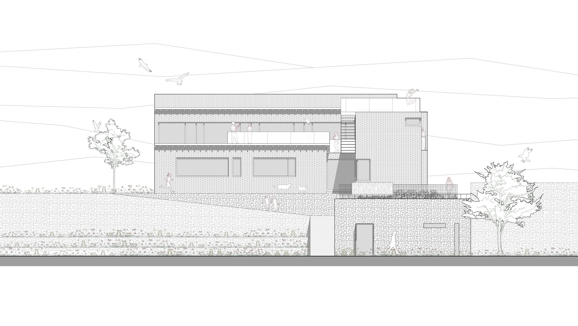 south elevation
