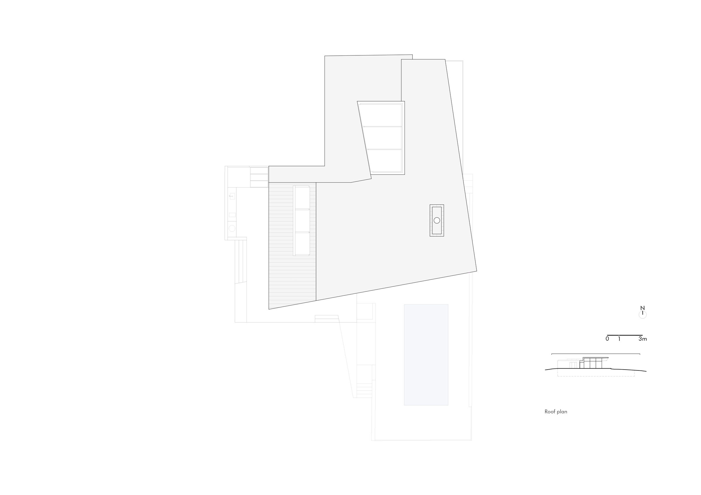 Floor plan roof level