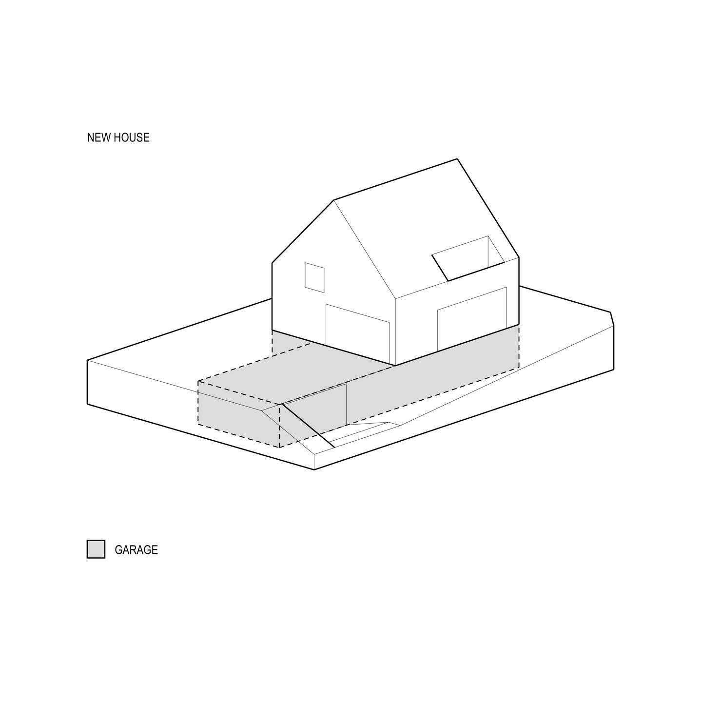 SCHEMATIC DRAWING - NEW UNDERGROUND GARAGE