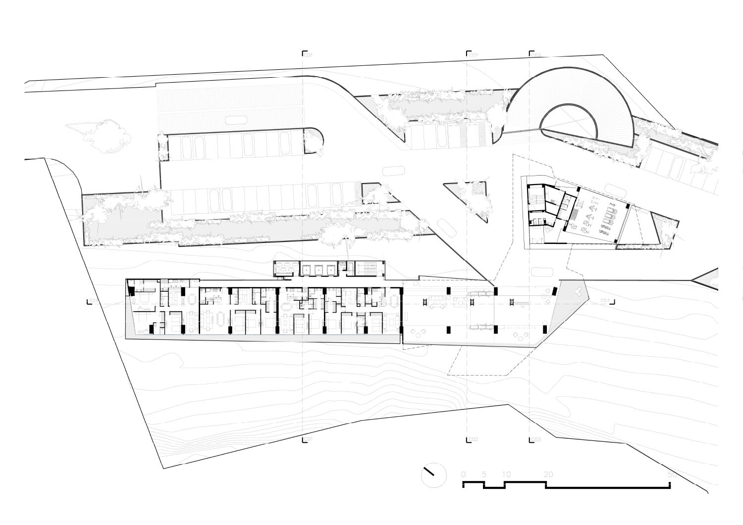 Architectural plan level 7