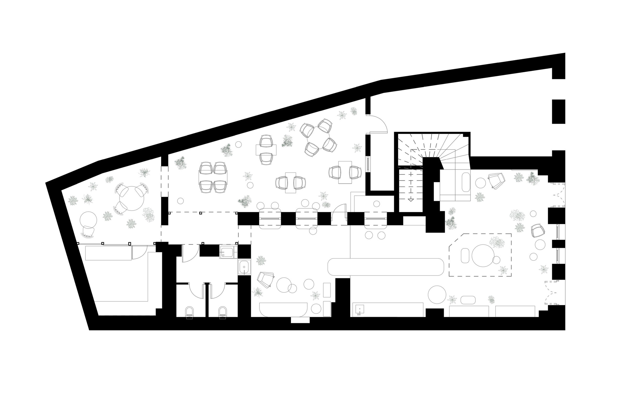 Plan of MINU Athens Cafe