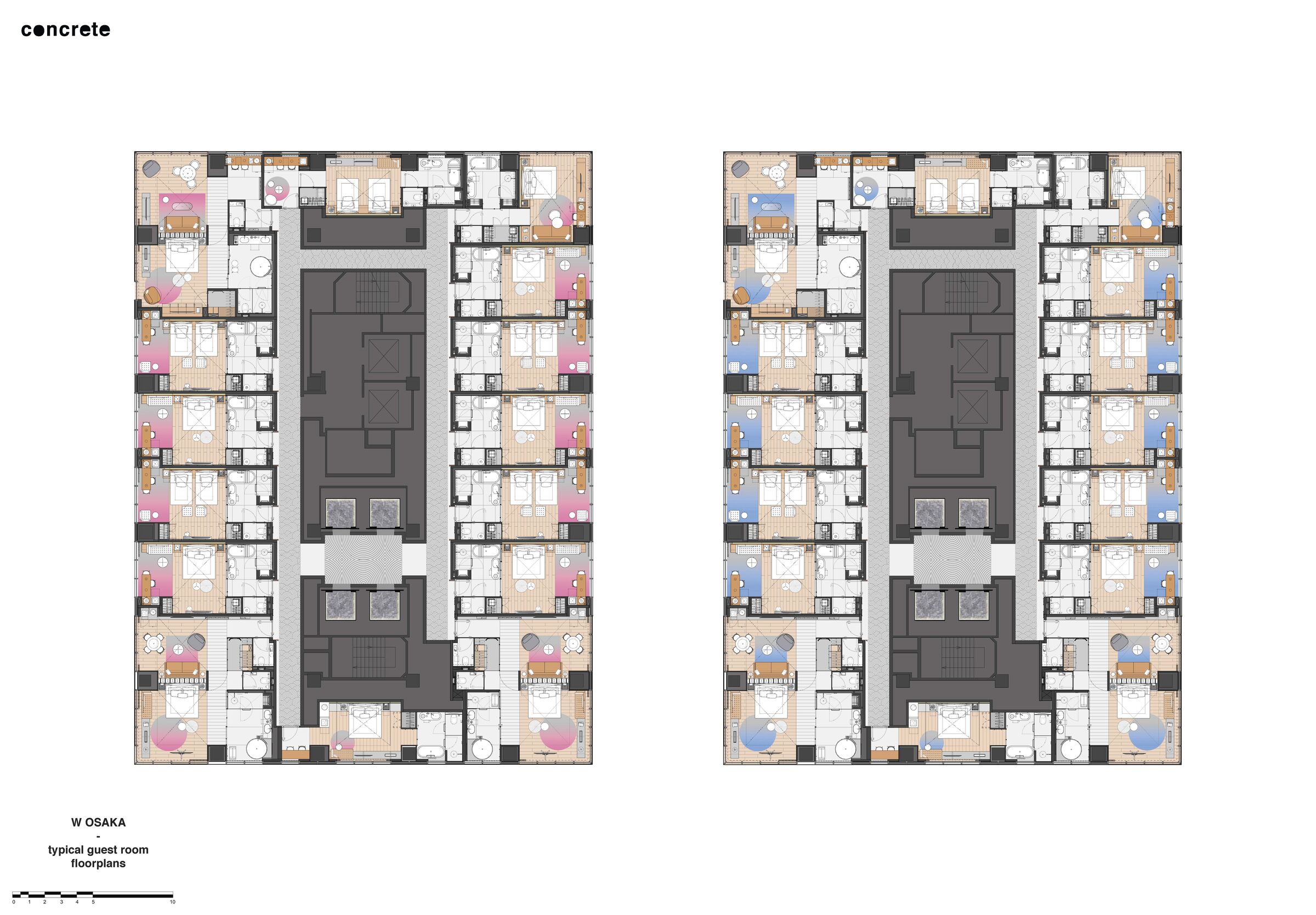 Typical Guest Room Floorplan