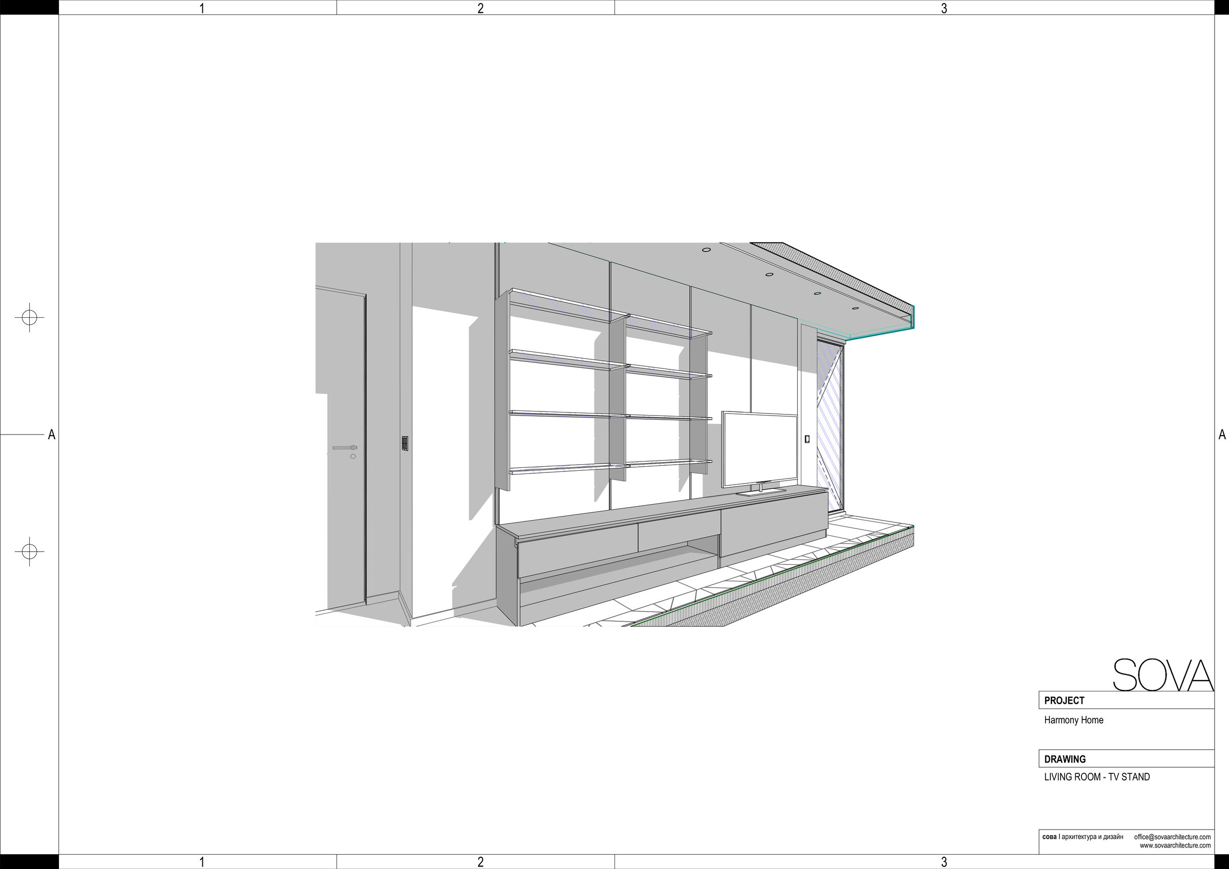LIVING ROOM - TV STAND