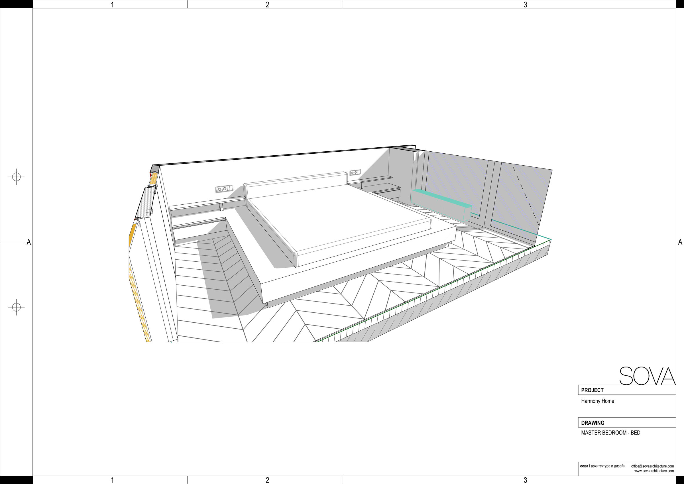 MASTER BEDROOM - BED