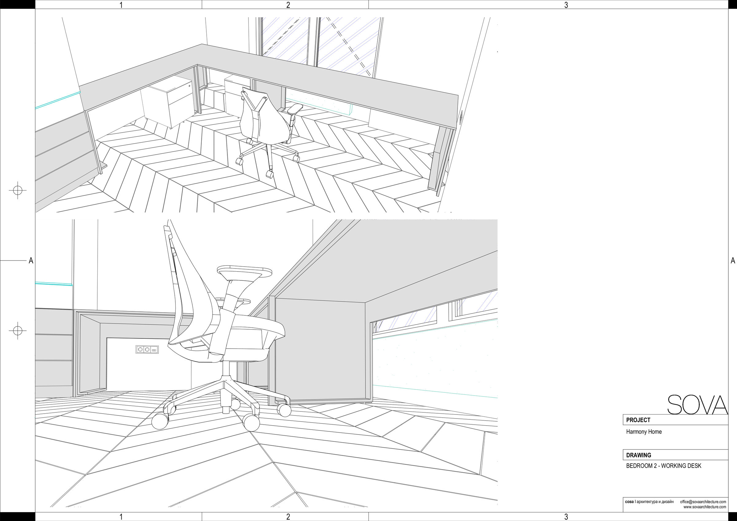BEDROOM 2 - WORKING DESK