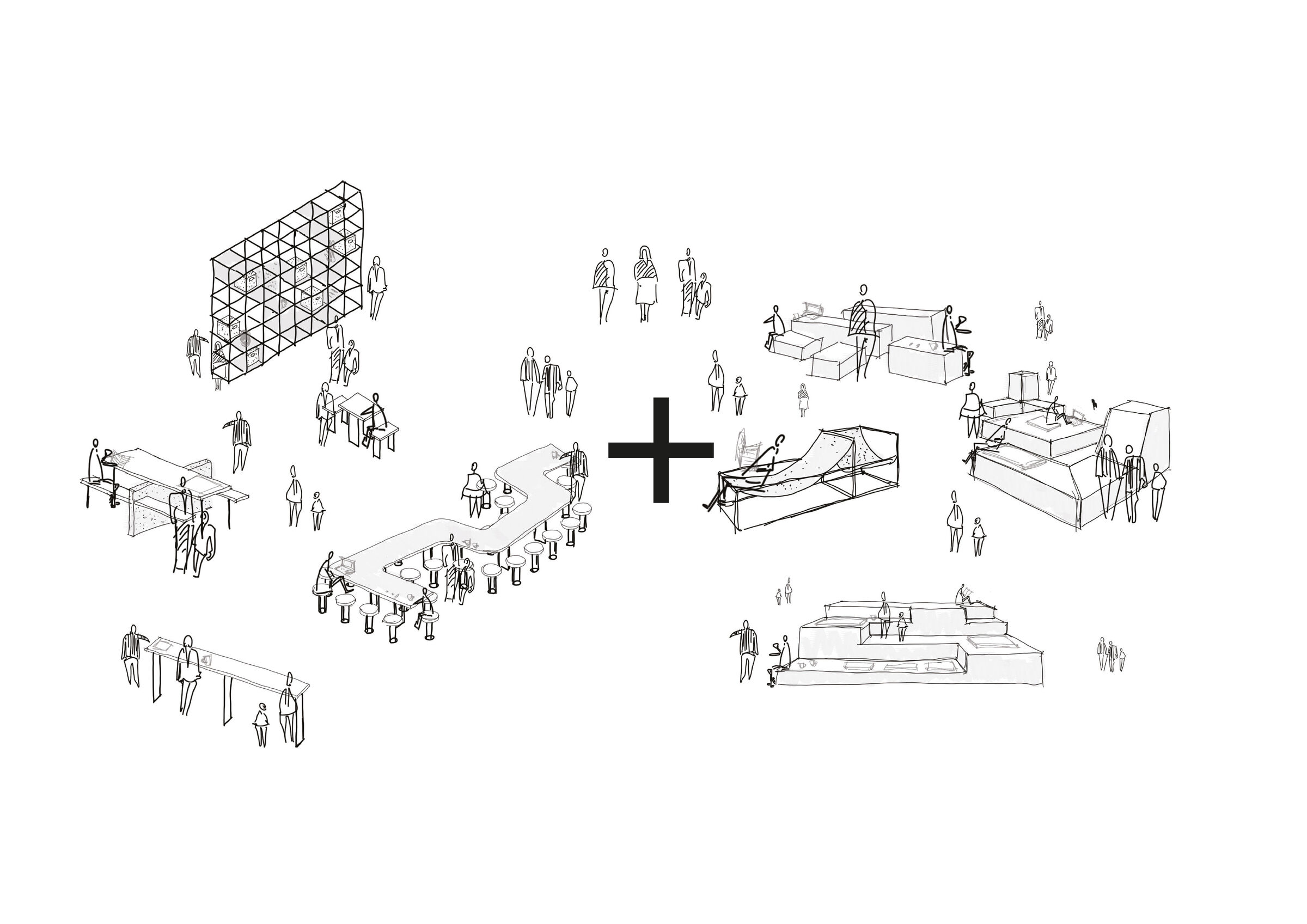 Ongoing Lebkov design + new informal areas