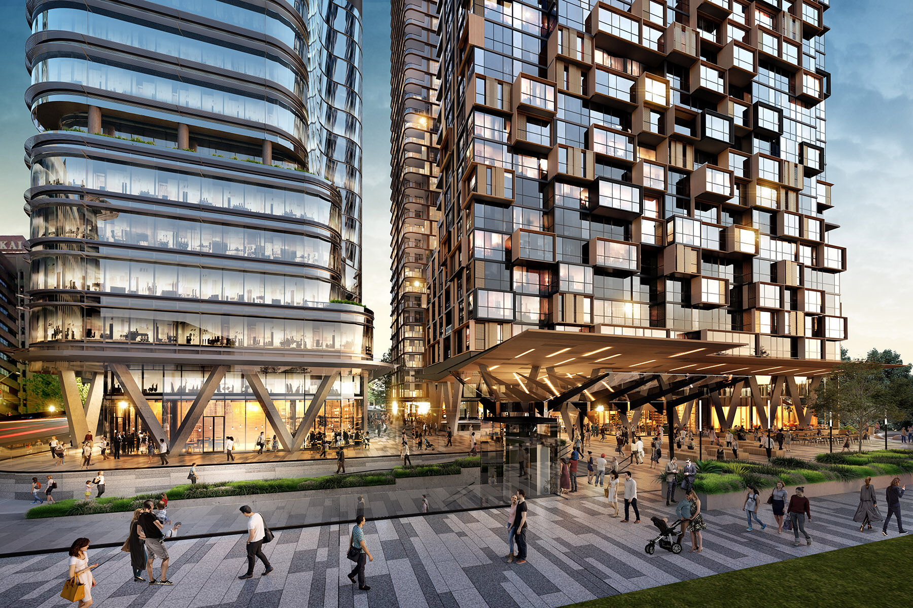 Eight Eight - new pedestrian focused public realm