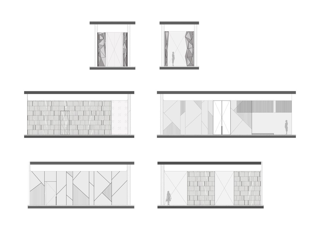 Different design wall cladding