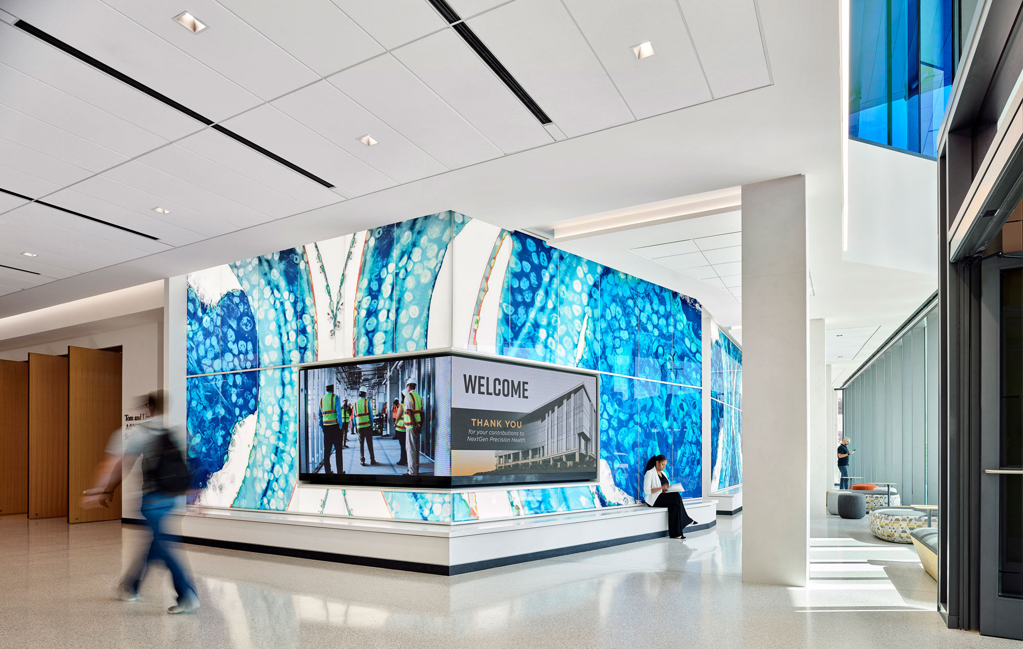Bendheim's TurnKey Fusion Light Wall at NextGen Precision Health