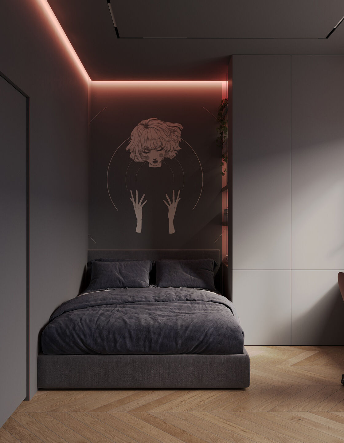 Bedroom of a teenage girl