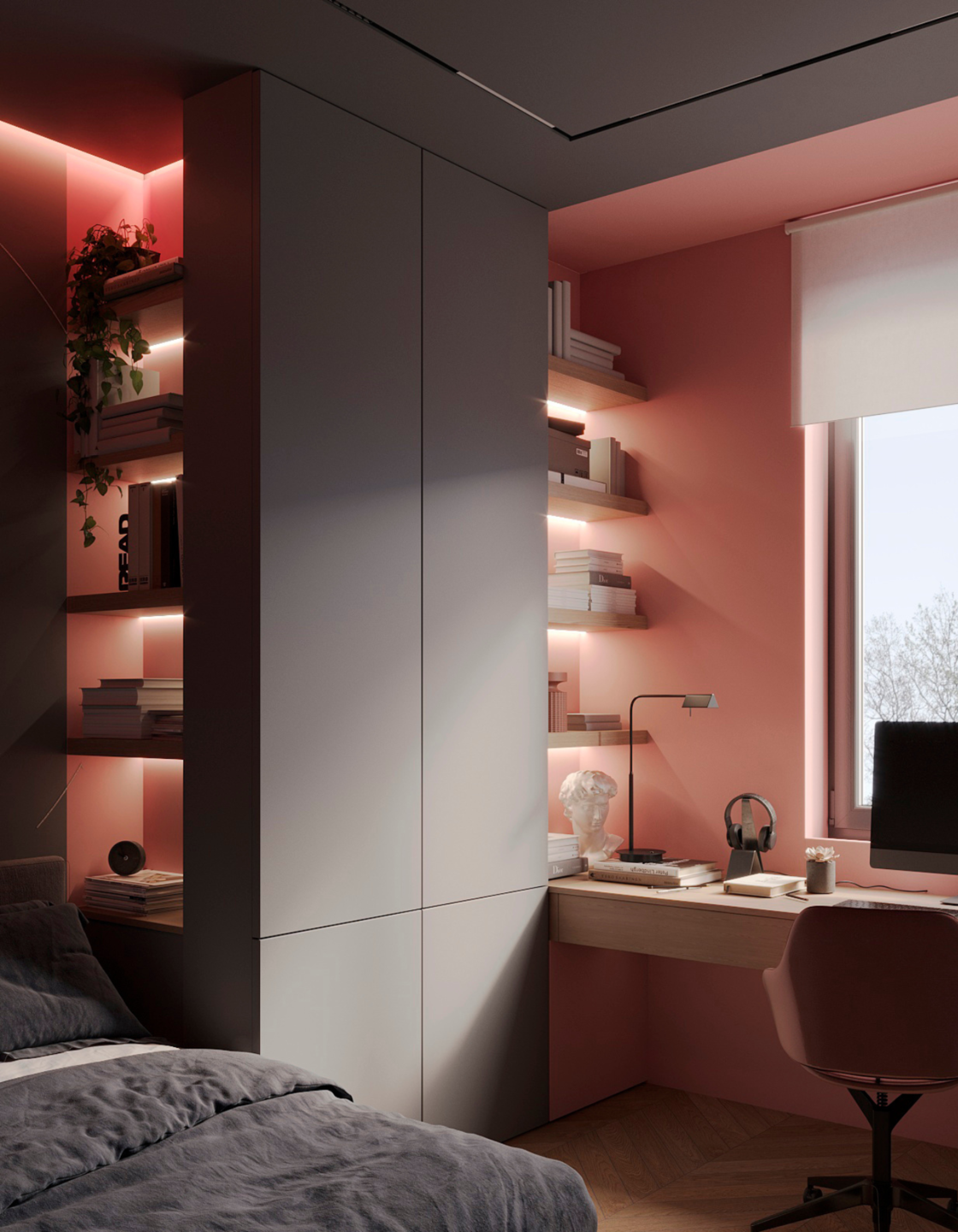 Bedroom of a teenage girl