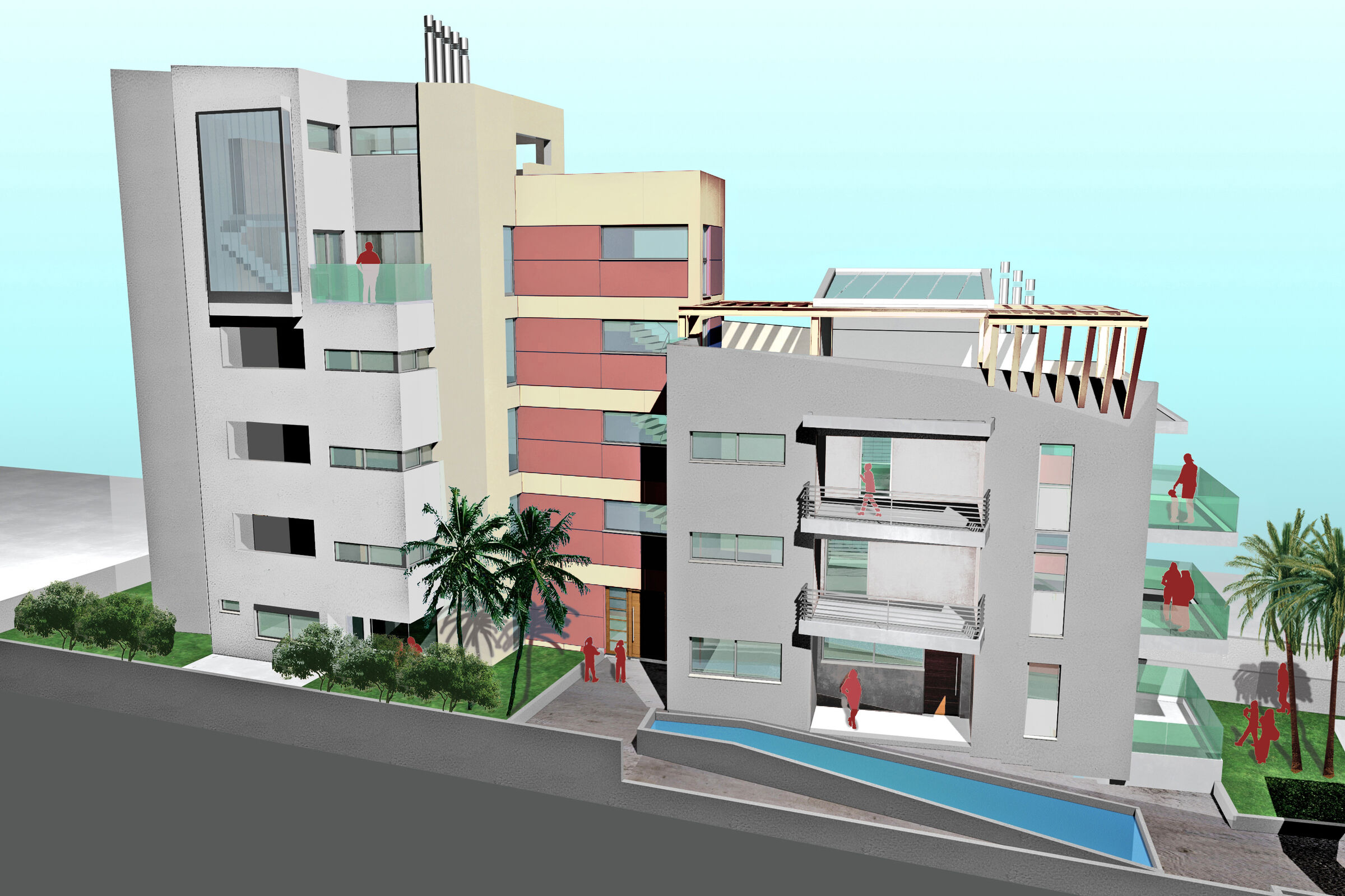 3d side rendering