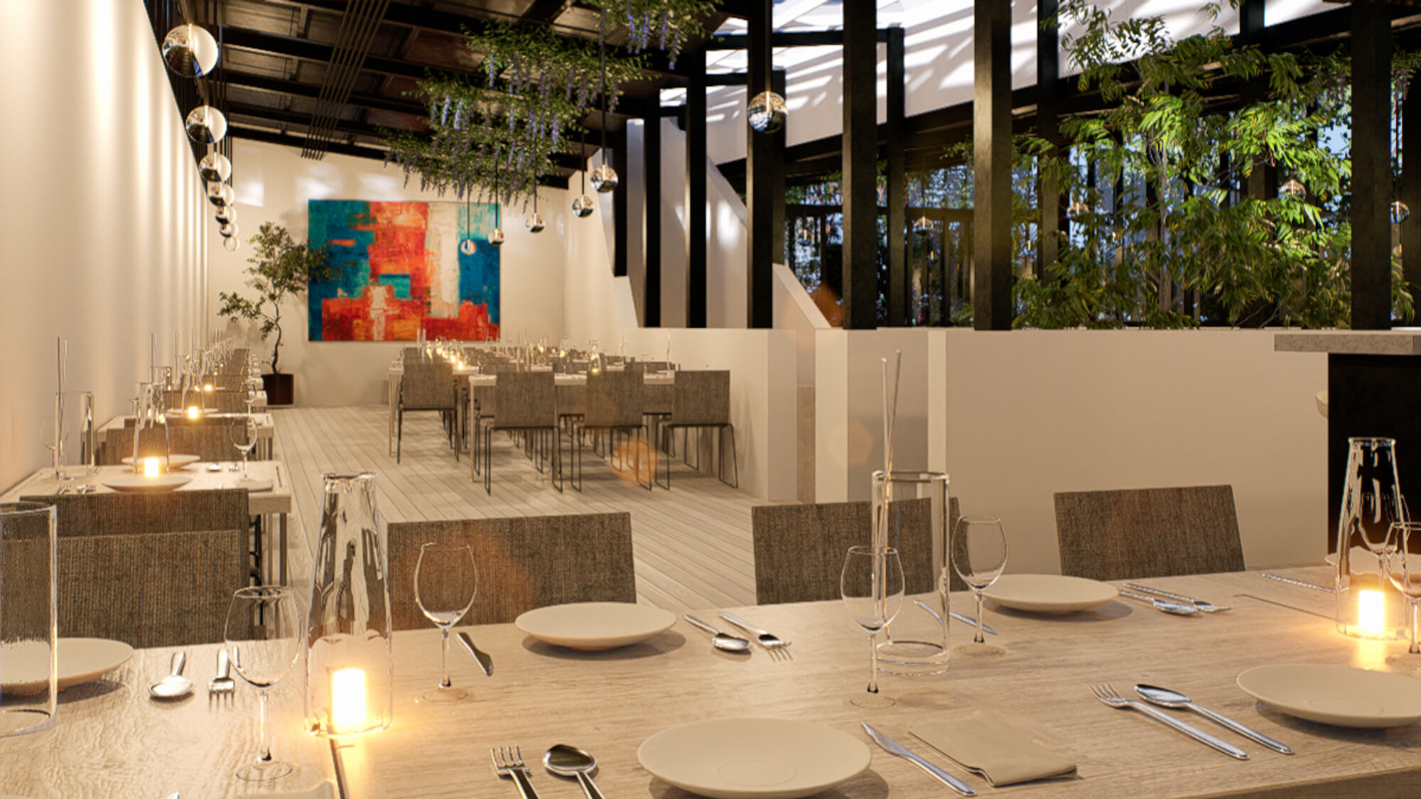 Dinner area view
