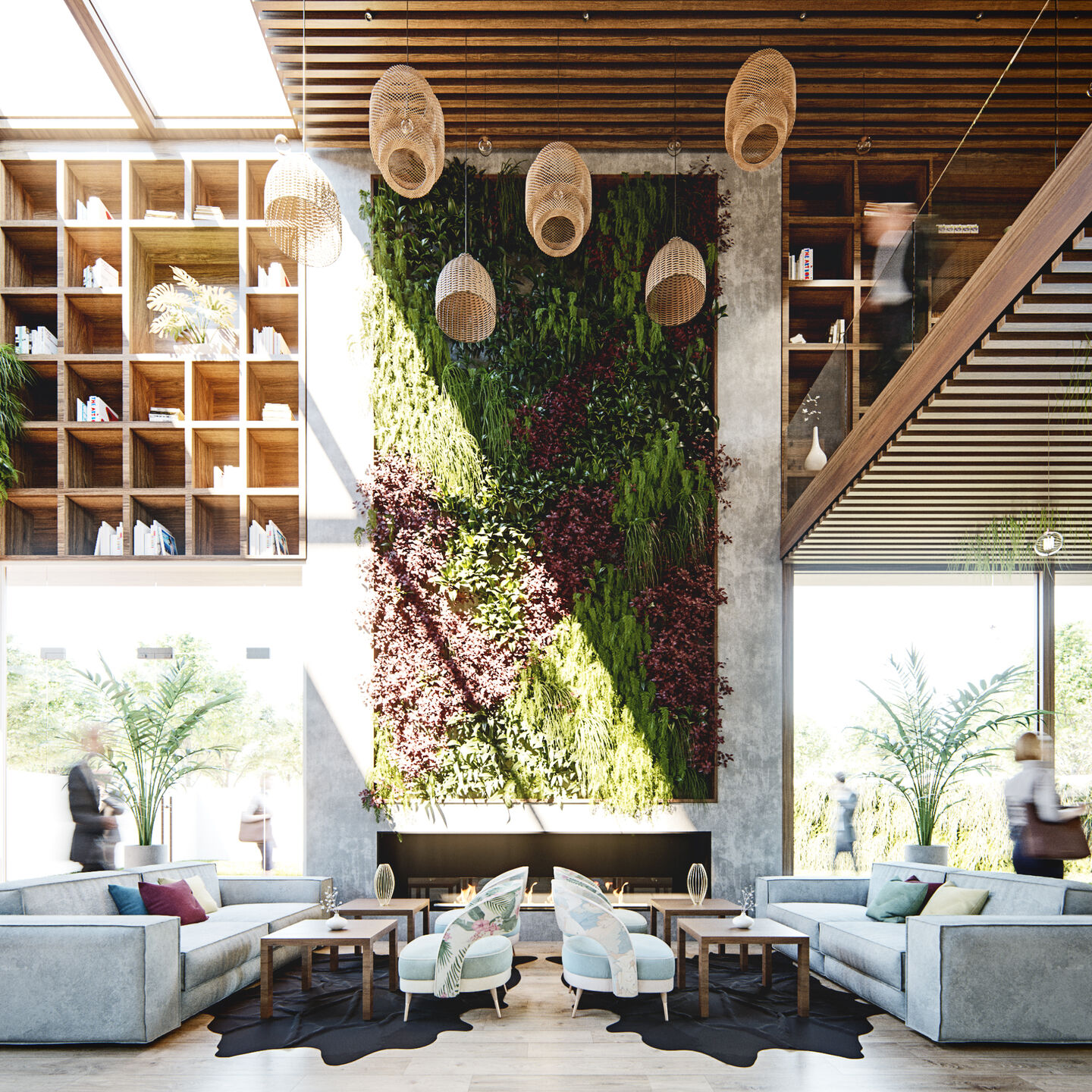 Interior Perspective - Fire place
